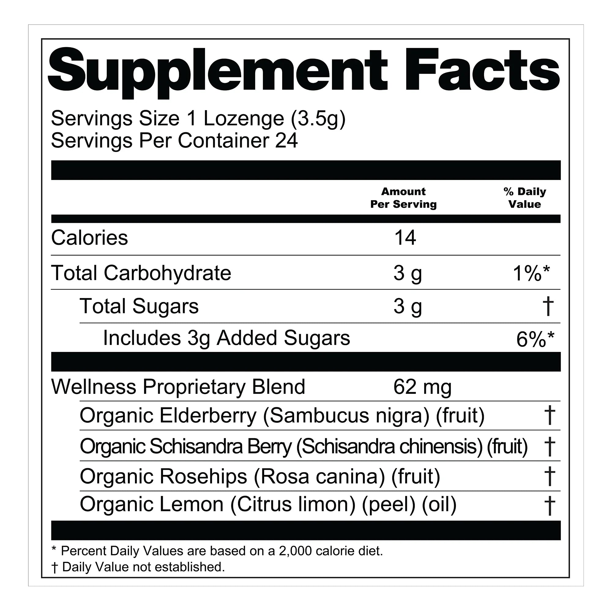 Stress Relief & Mood Boost Botanical Lozenges - 24 Count