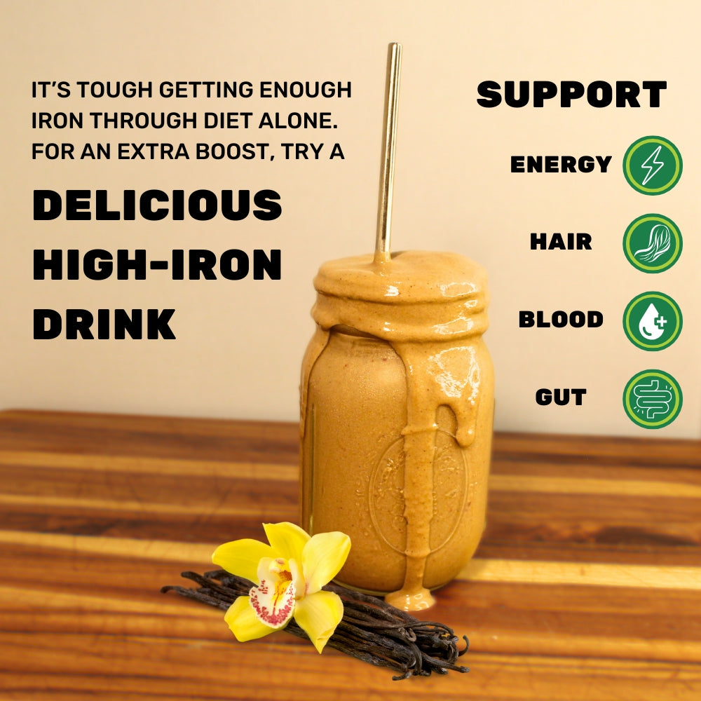Iron Lift Protein Powder Drink Mix - 30 Servings, Vanilla