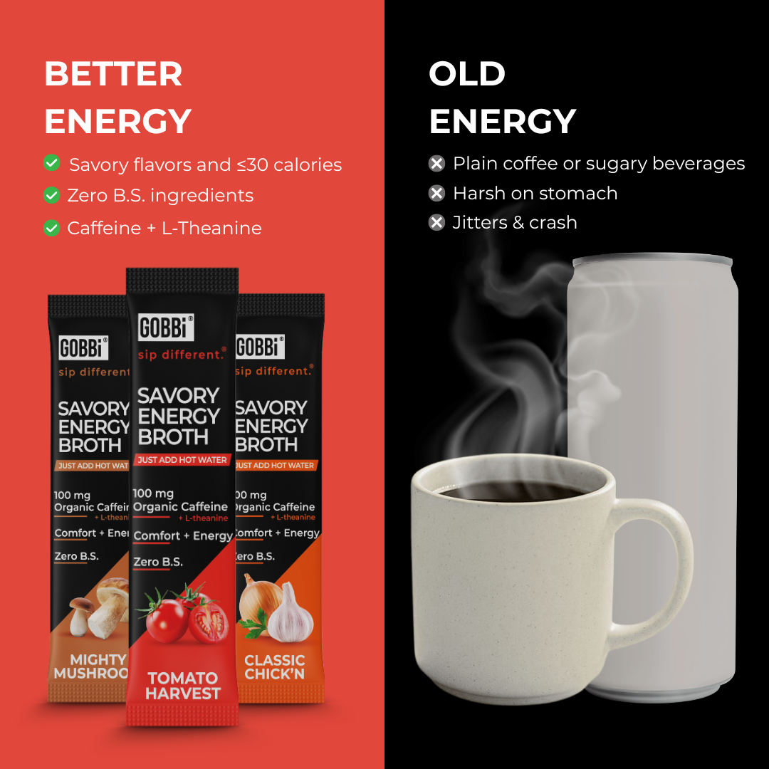 Savory Energy Broth Variety Pack - 10 Or 20 Pack