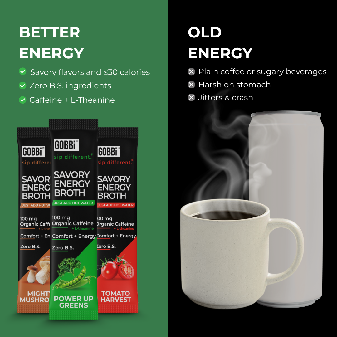 Savory Energy Broth Power Greens - 10 Or 20 Pack