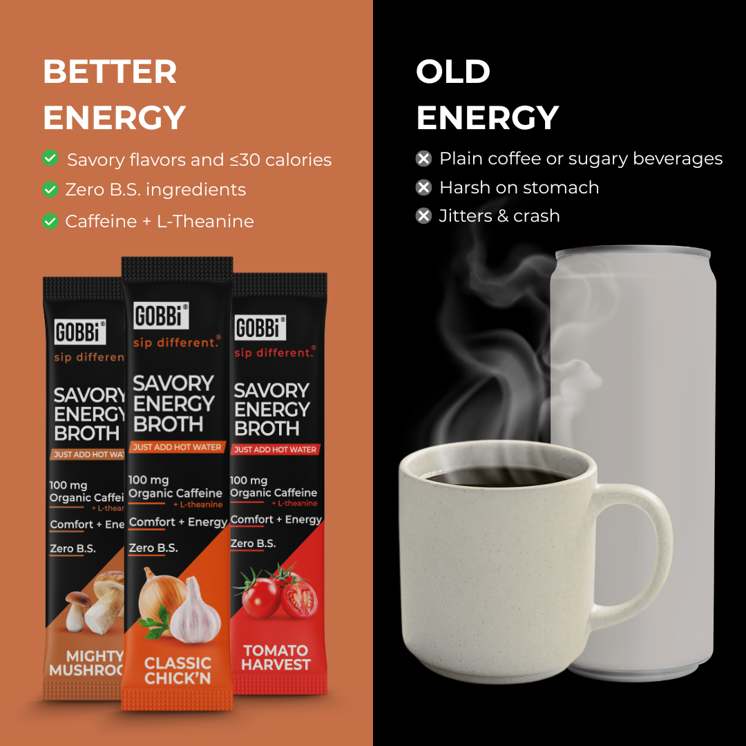 Savory Energy Broth Classic Chick'n - 10 Or 20 Pack