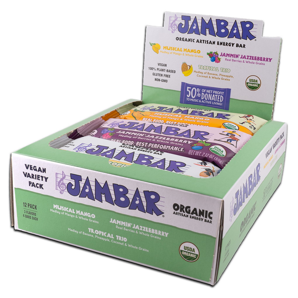 Vegan Energy Bar Variety Box - 12 Pack