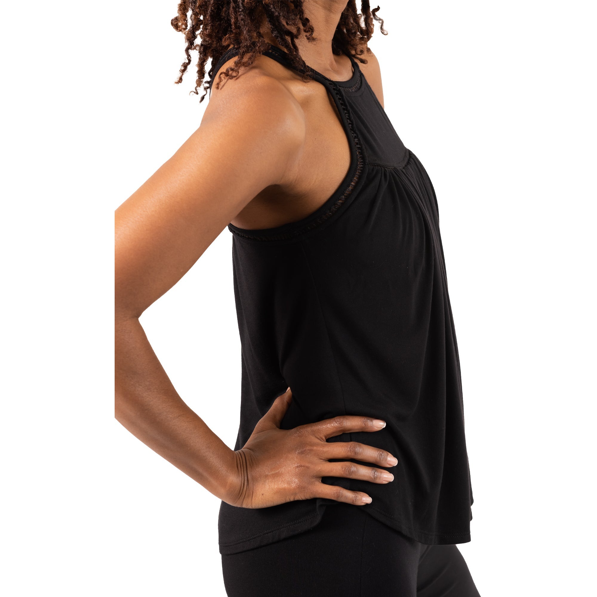 Wine Down Racerback Top with Light Hug Bra-Free Shelf