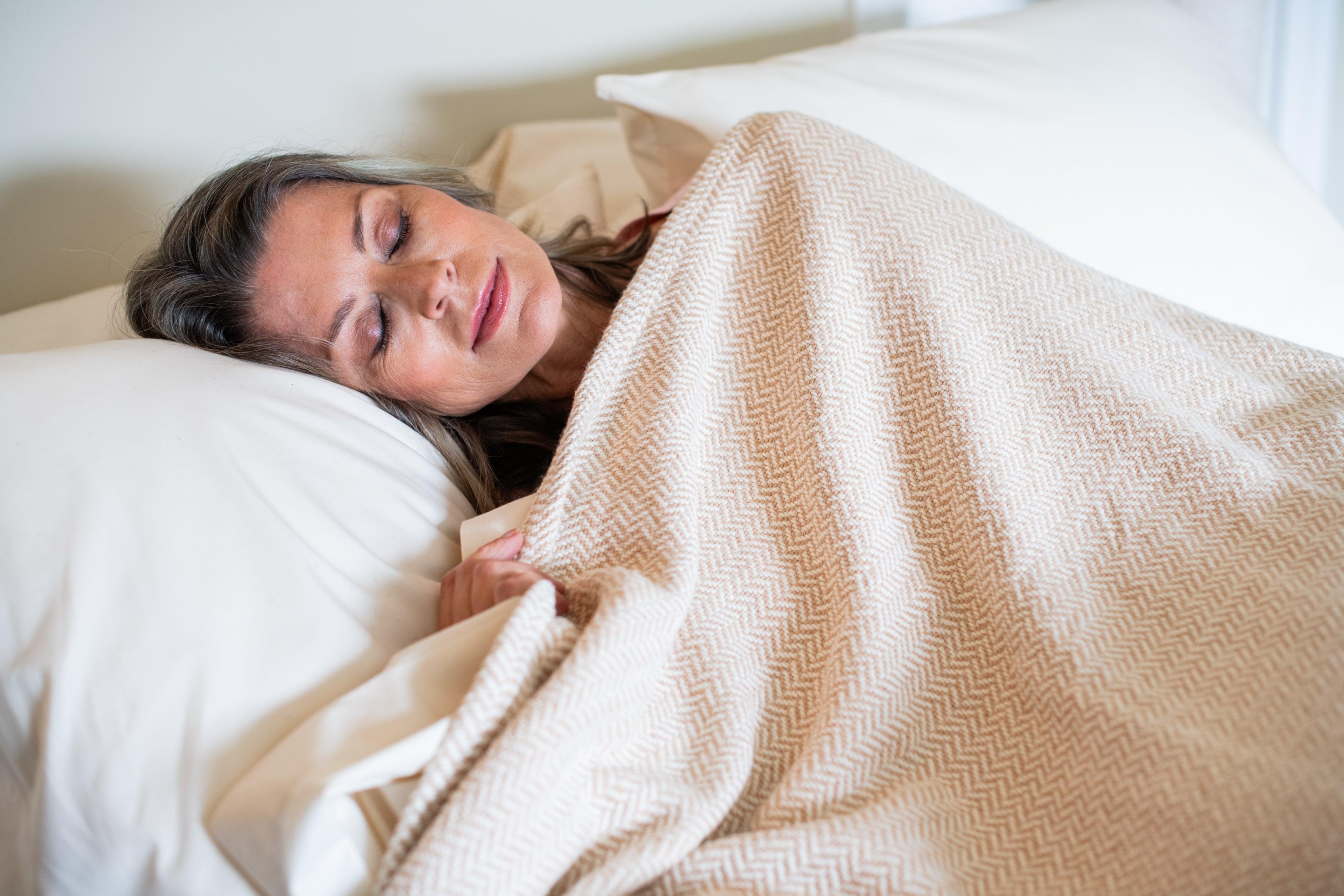 Cotton Blanket Herringbone Weave - Heirloom Quality