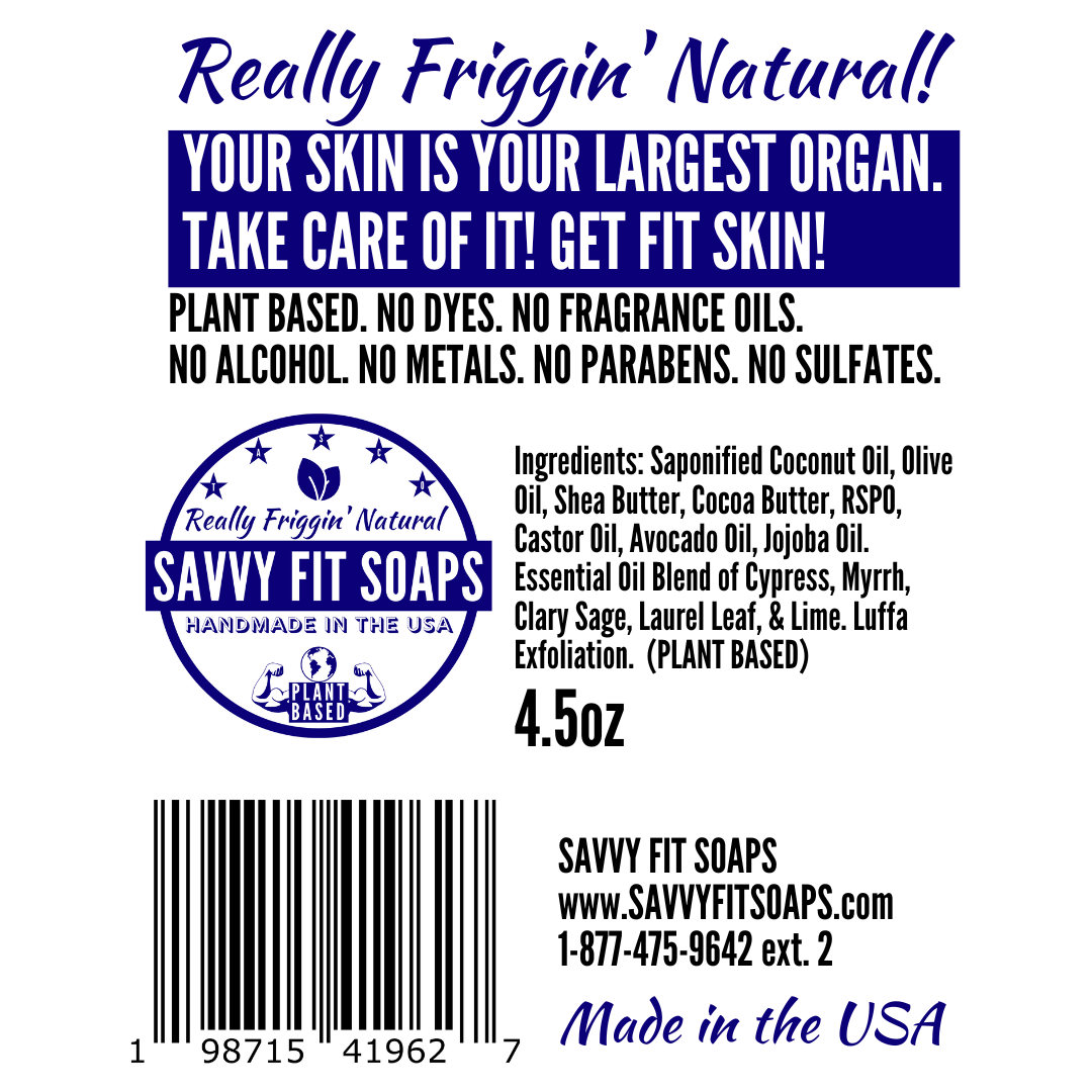 Wonder Bar Exfoliating Soap - Cypress, Sage, Myrrh - 3 Pack