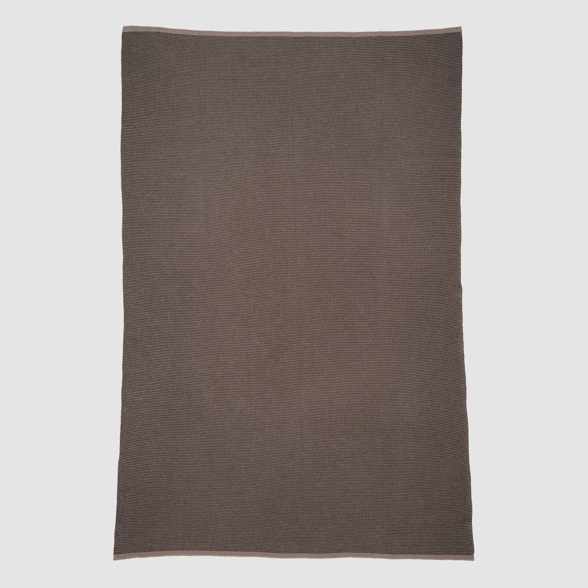 Merino Wool Sustainable Knit Solid Textured Throw Blanket - Wool Cardigan