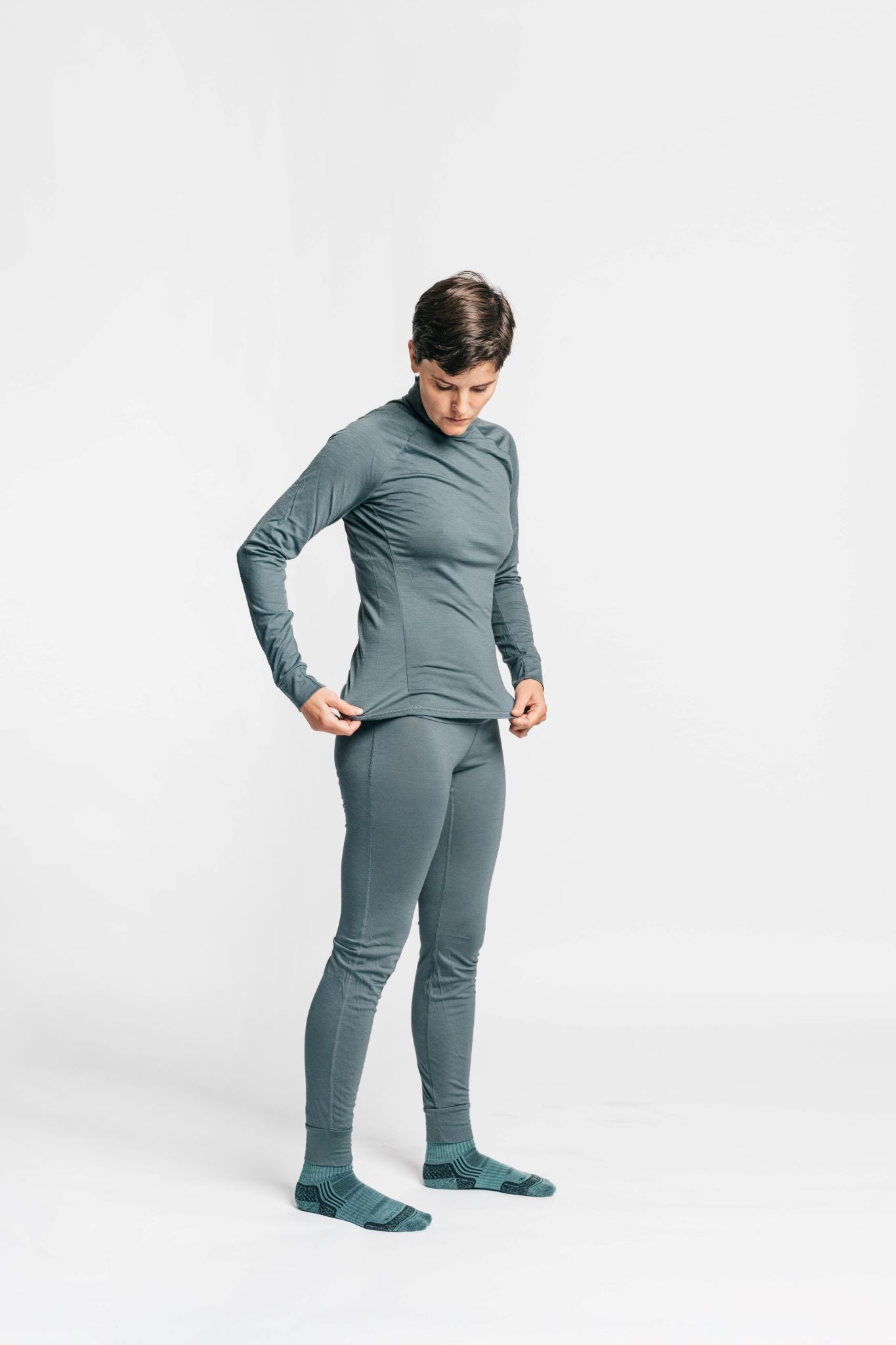 Merino Wool Isostatic Performance T-Neck Top