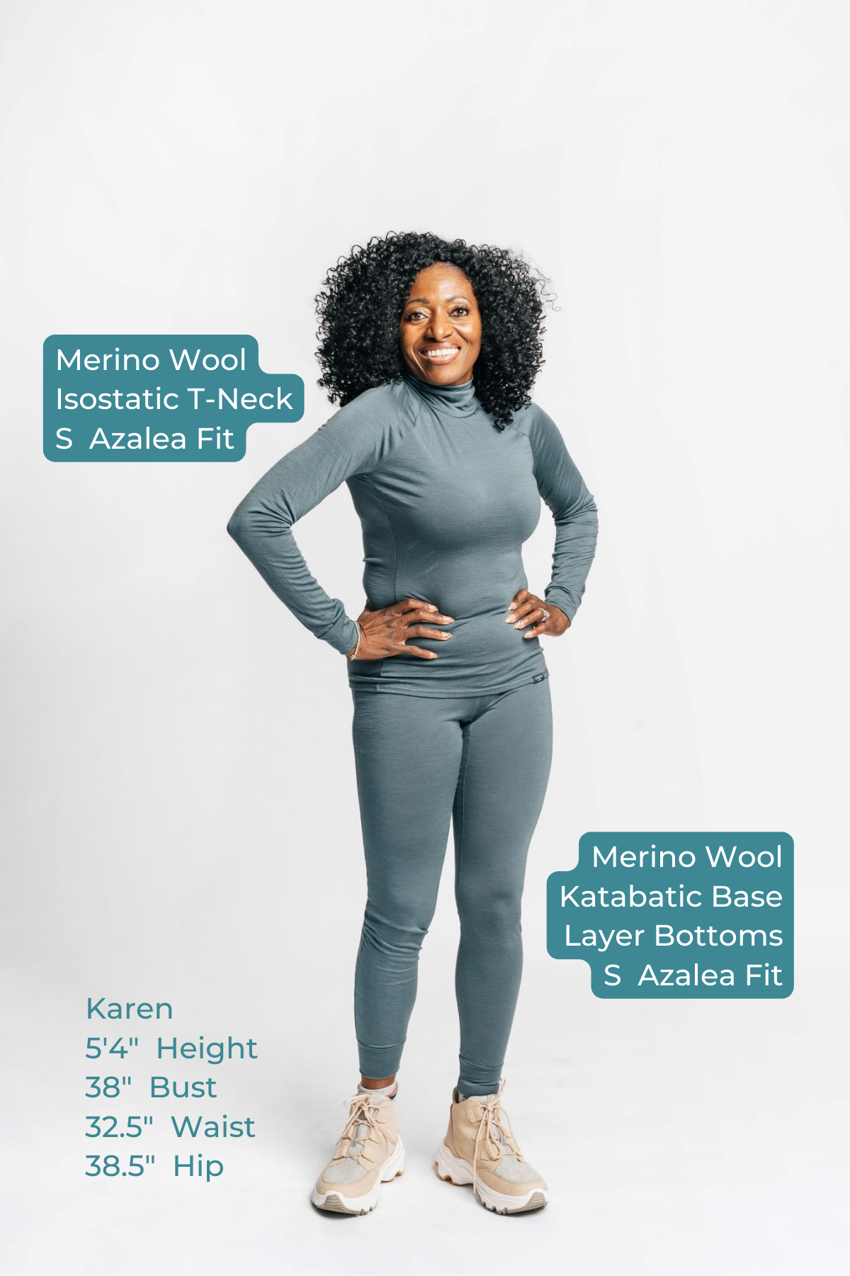 Merino Wool Isostatic Performance T-Neck Top