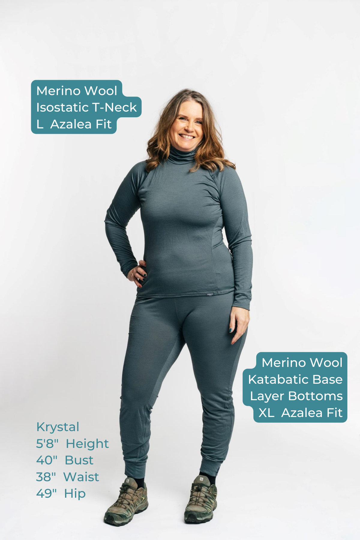 Merino Wool Isostatic Performance T-Neck Top