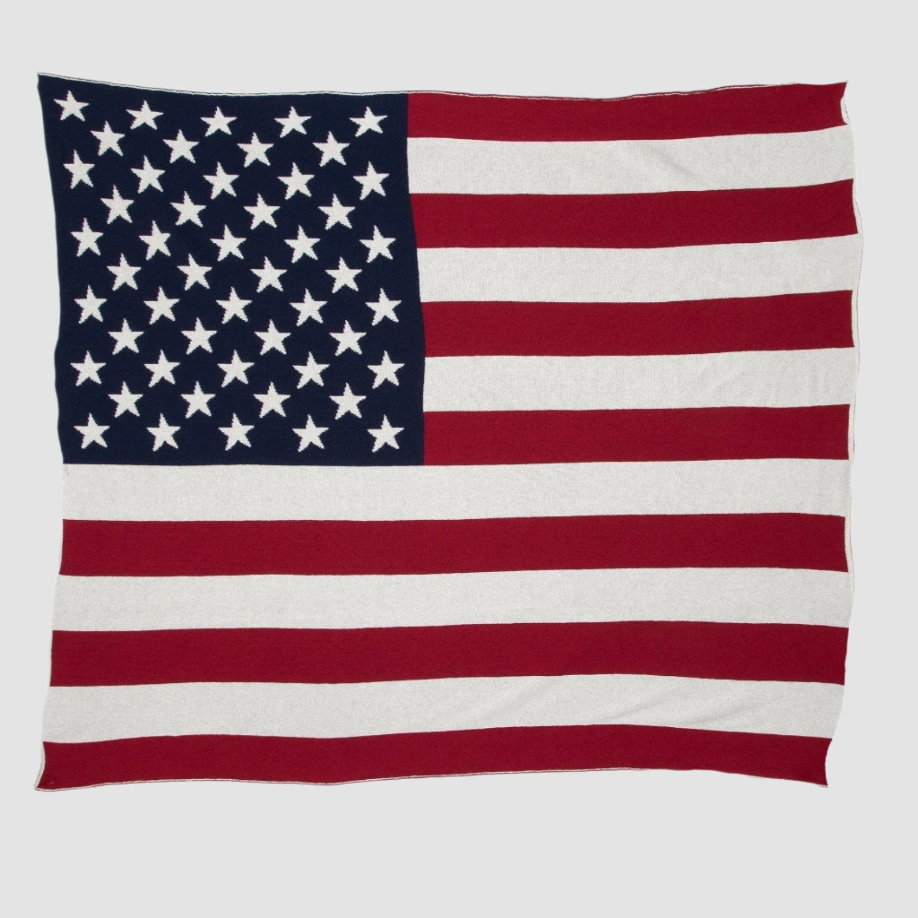 Eco-Friendly American Flag Throw Blanket - 60" x 50"