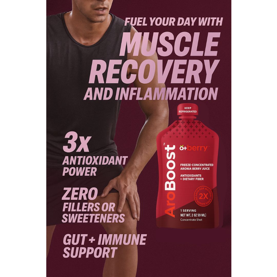 24 Pack AroBoost: All-Natural Power, Superior Recovery. From University Sports to Your Gym
