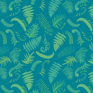 Eco-Friendly Beeswax Food Wrap - Fern Print