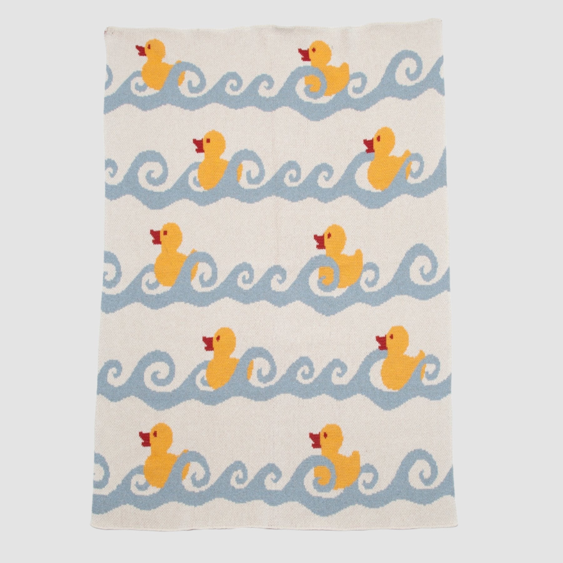 Eco-Friendly Baby Ducky Throw Blanket - 40" x 30"