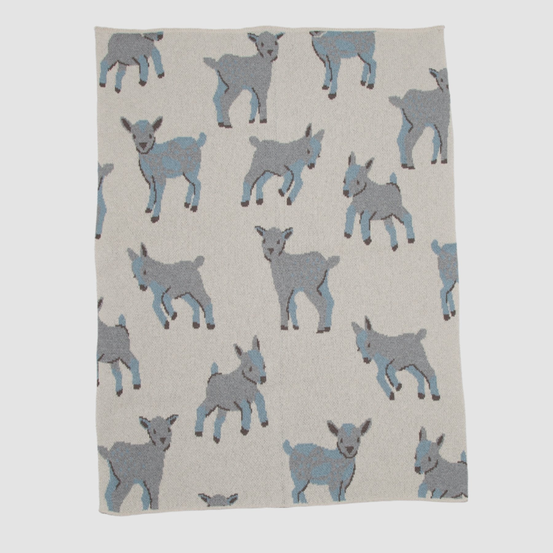 Eco-Friendly Baby Goat Throw Blanket - 40" x 30"