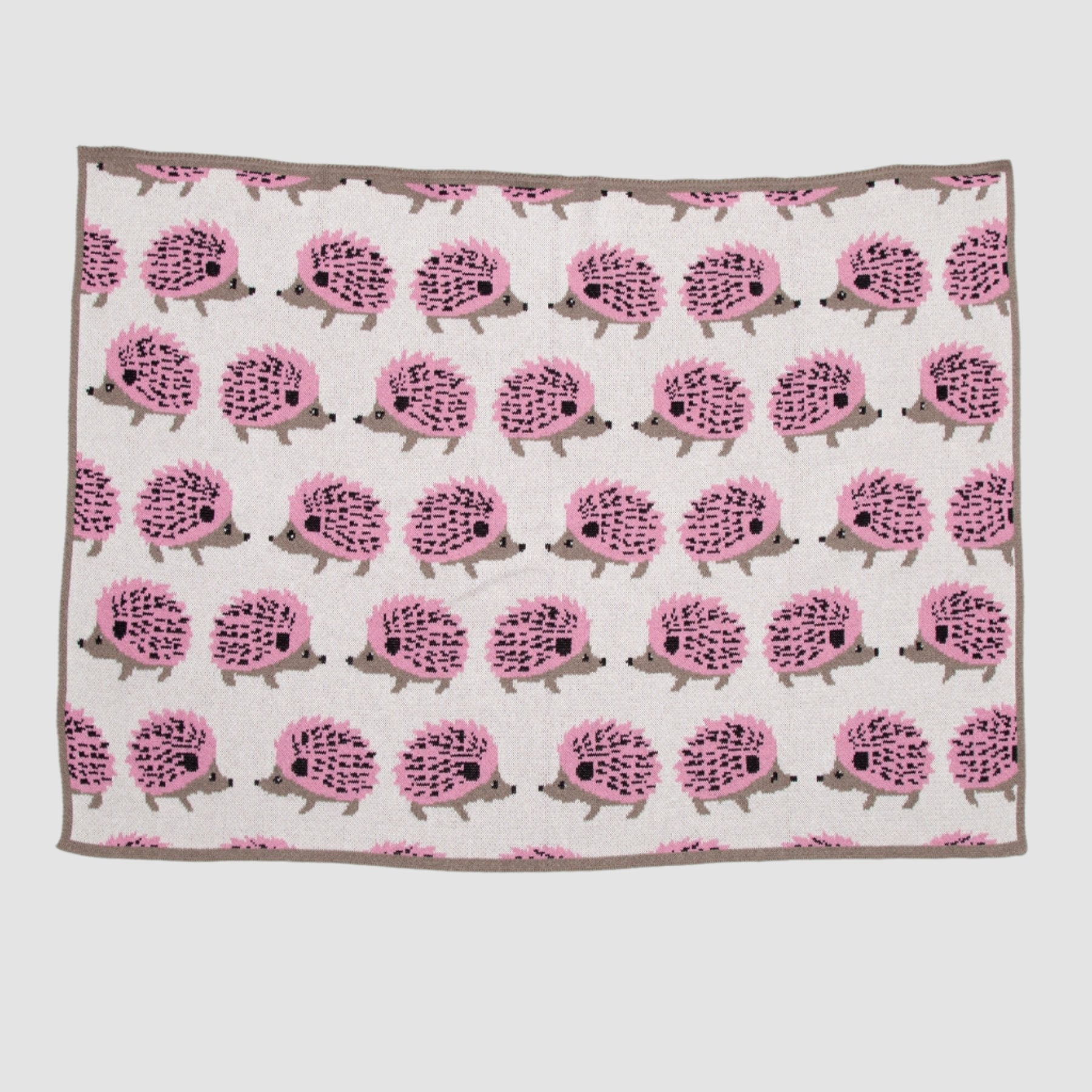 Eco-Friendly Baby Hedgehog Throw Blanket - 40" x 30"