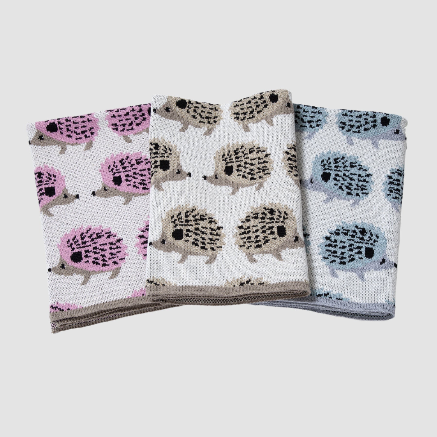 Eco-Friendly Baby Hedgehog Throw Blanket - 40" x 30"