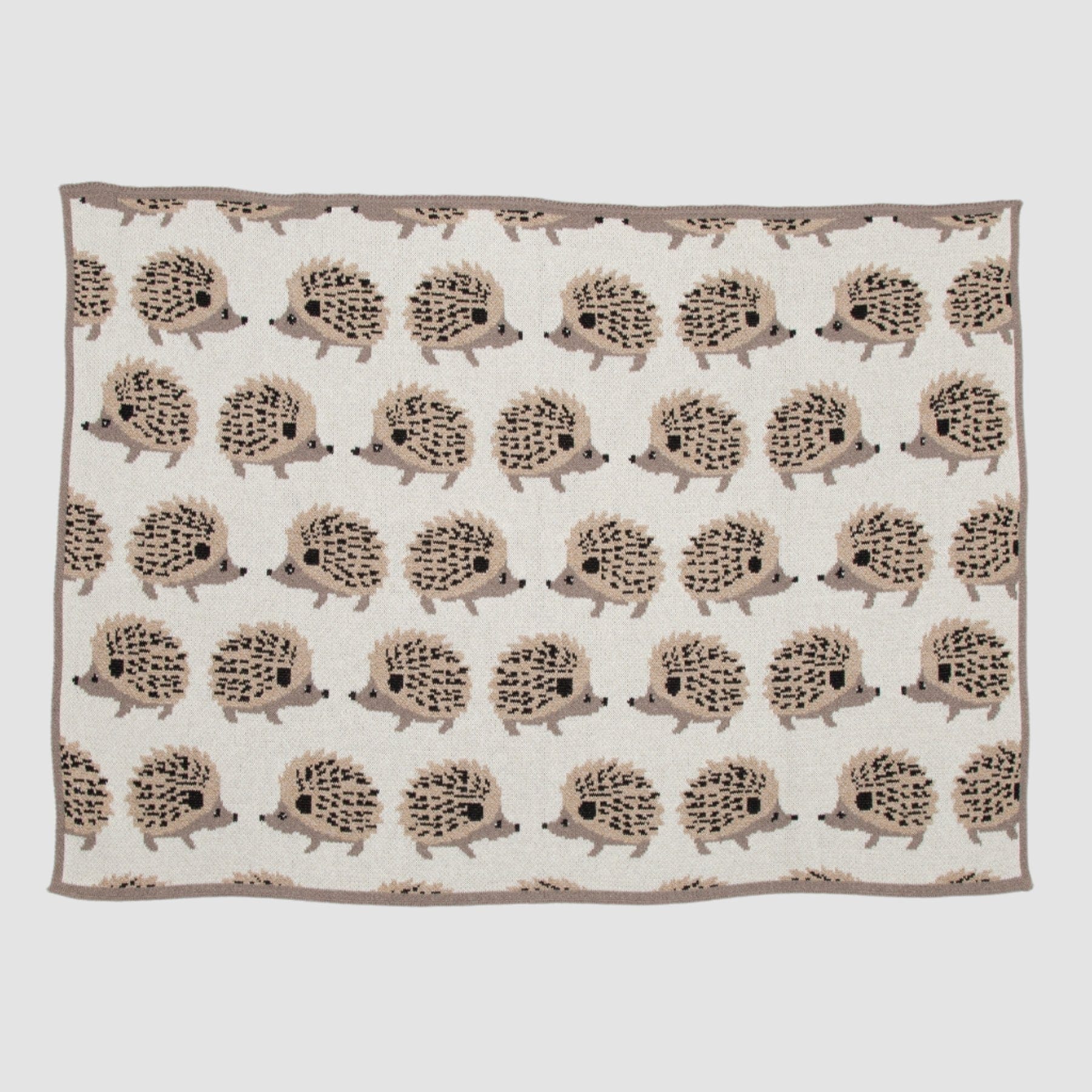 Baby Cotton Knit Blanket - Hedgehog