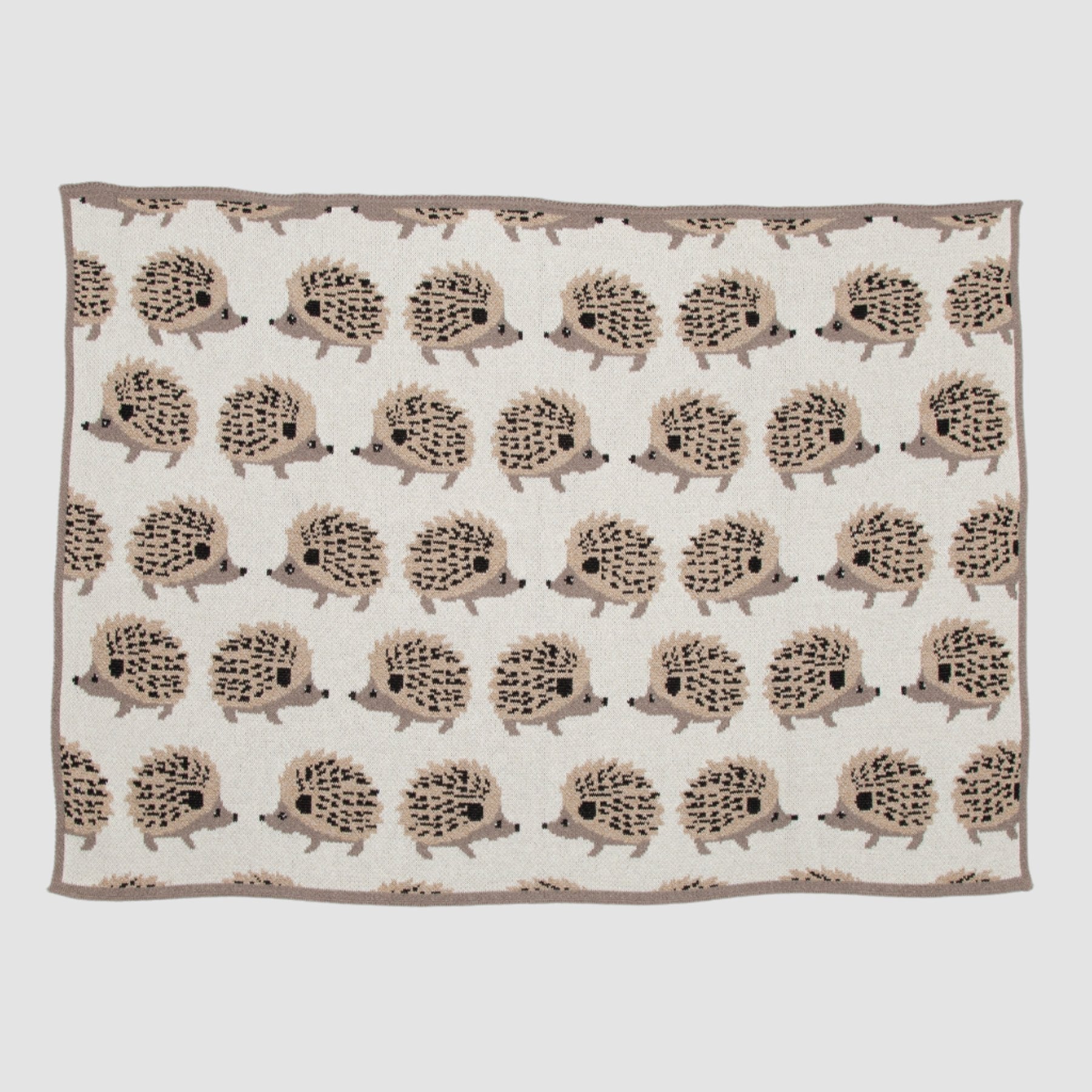 Eco-Friendly Baby Hedgehog Throw Blanket - 40" x 30"