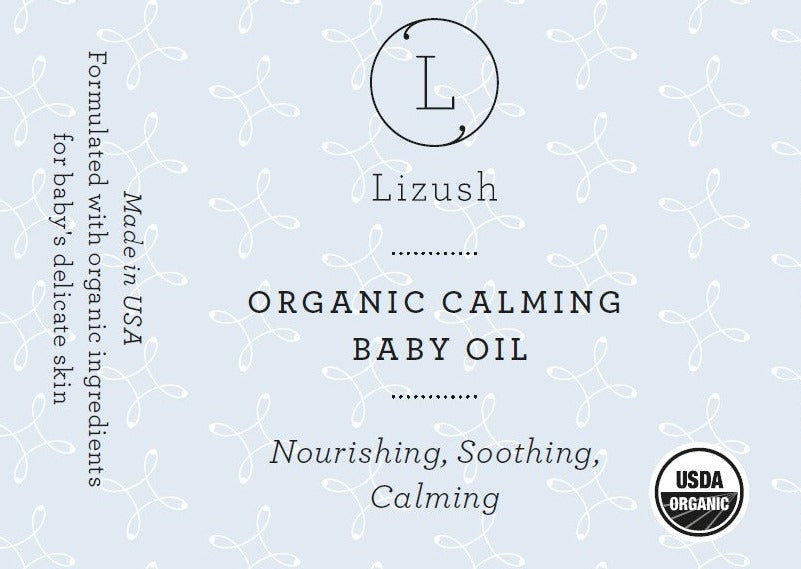 Organic Calming Baby Oil - Lavender & Chamomile