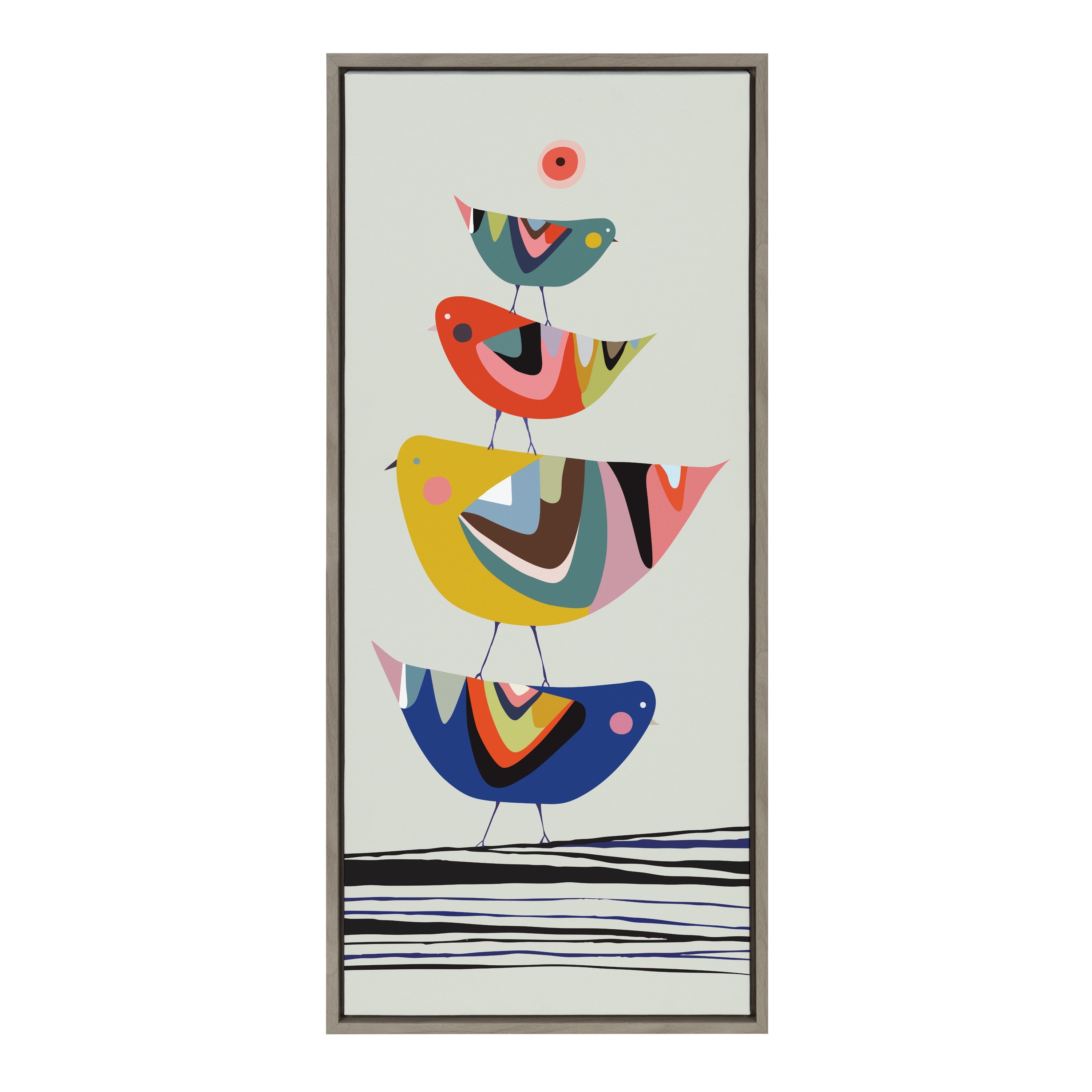 Sylvie The Family Tree Framed Canvas by Rachel Lee of My Dream Wall