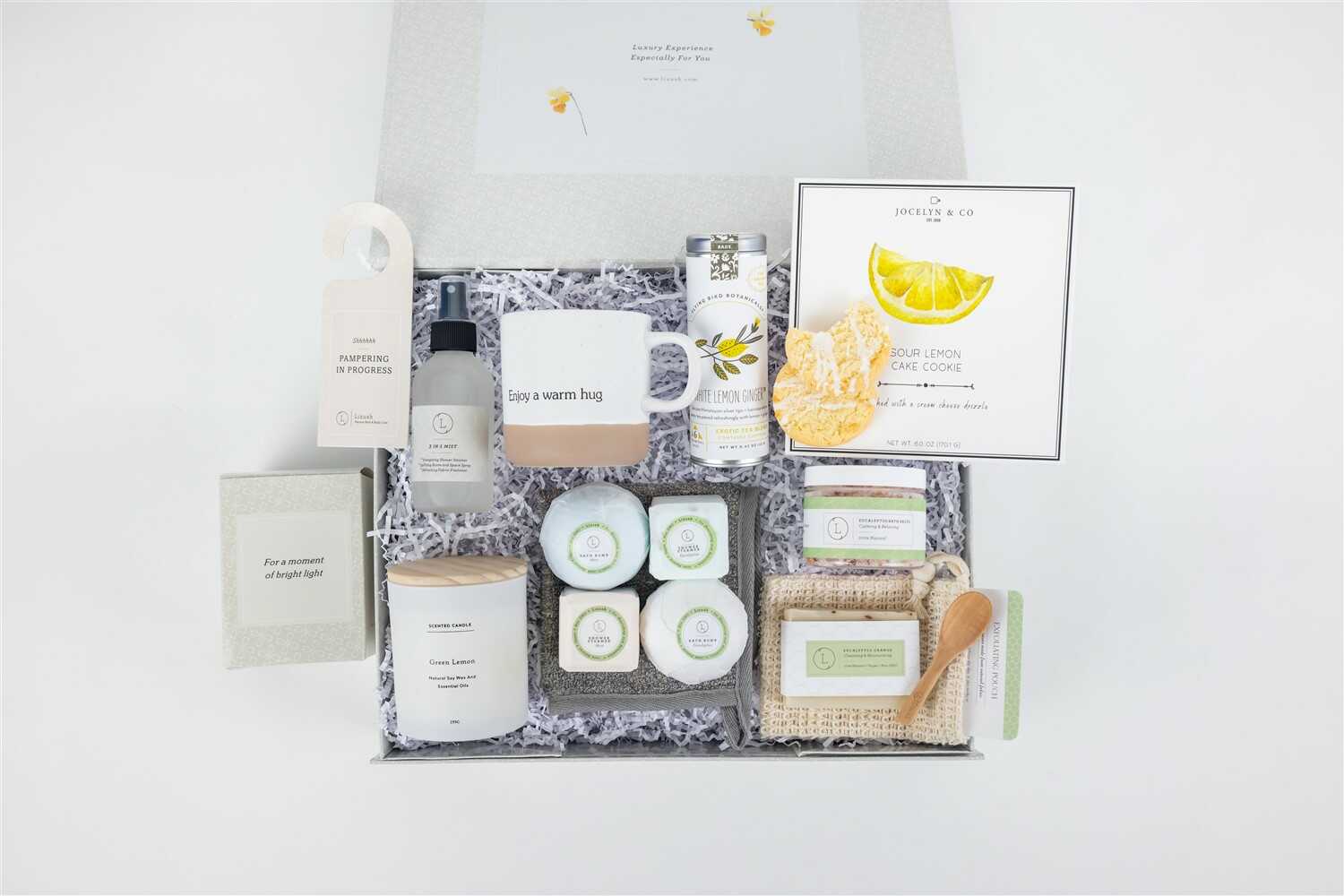 Get Well Gift Basket of Wellness & Mindfulness Luxuries