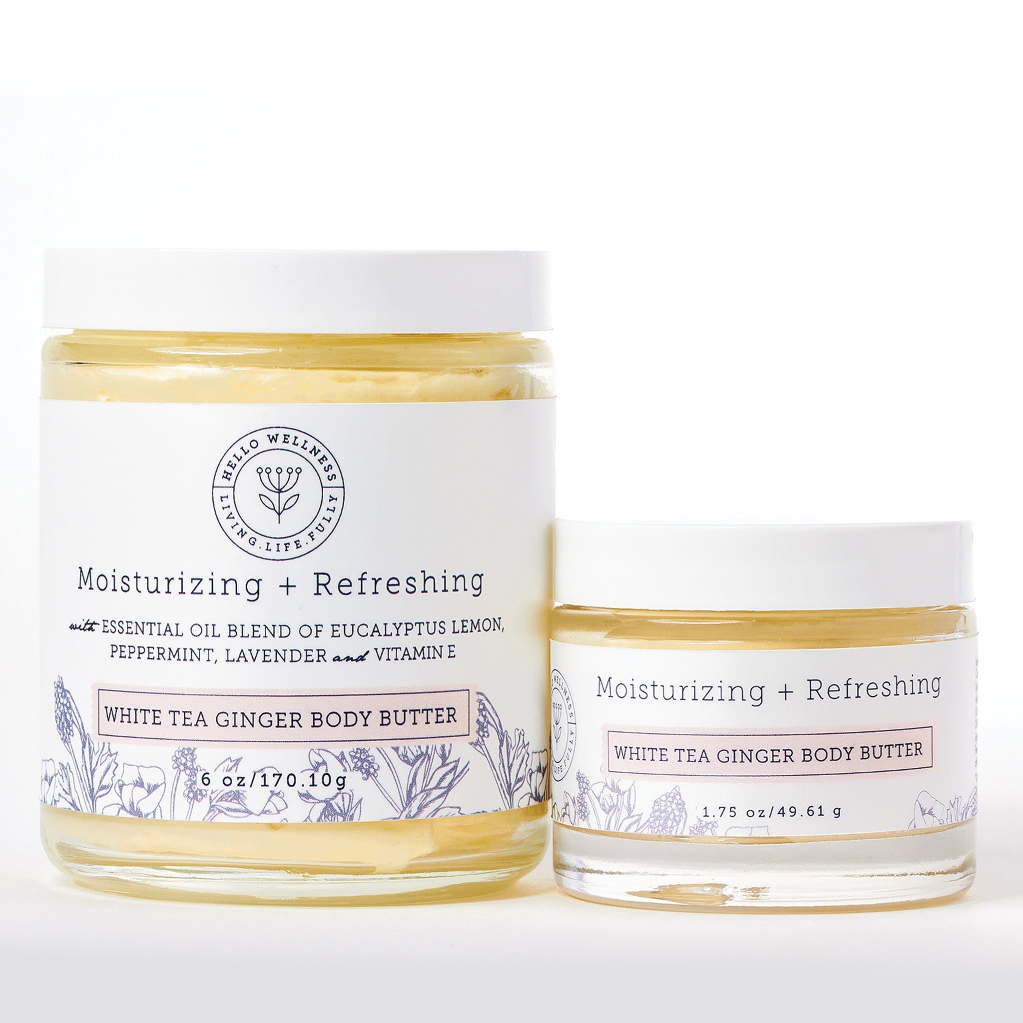White Tea Ginger Body Butter - Luxurious Moisturizing 3 Oz