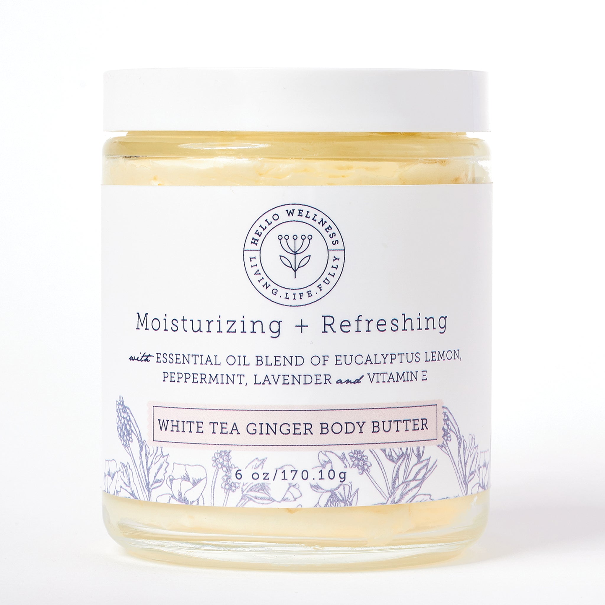 White Tea Ginger Body Butter - Luxurious Moisturizing 3 Oz