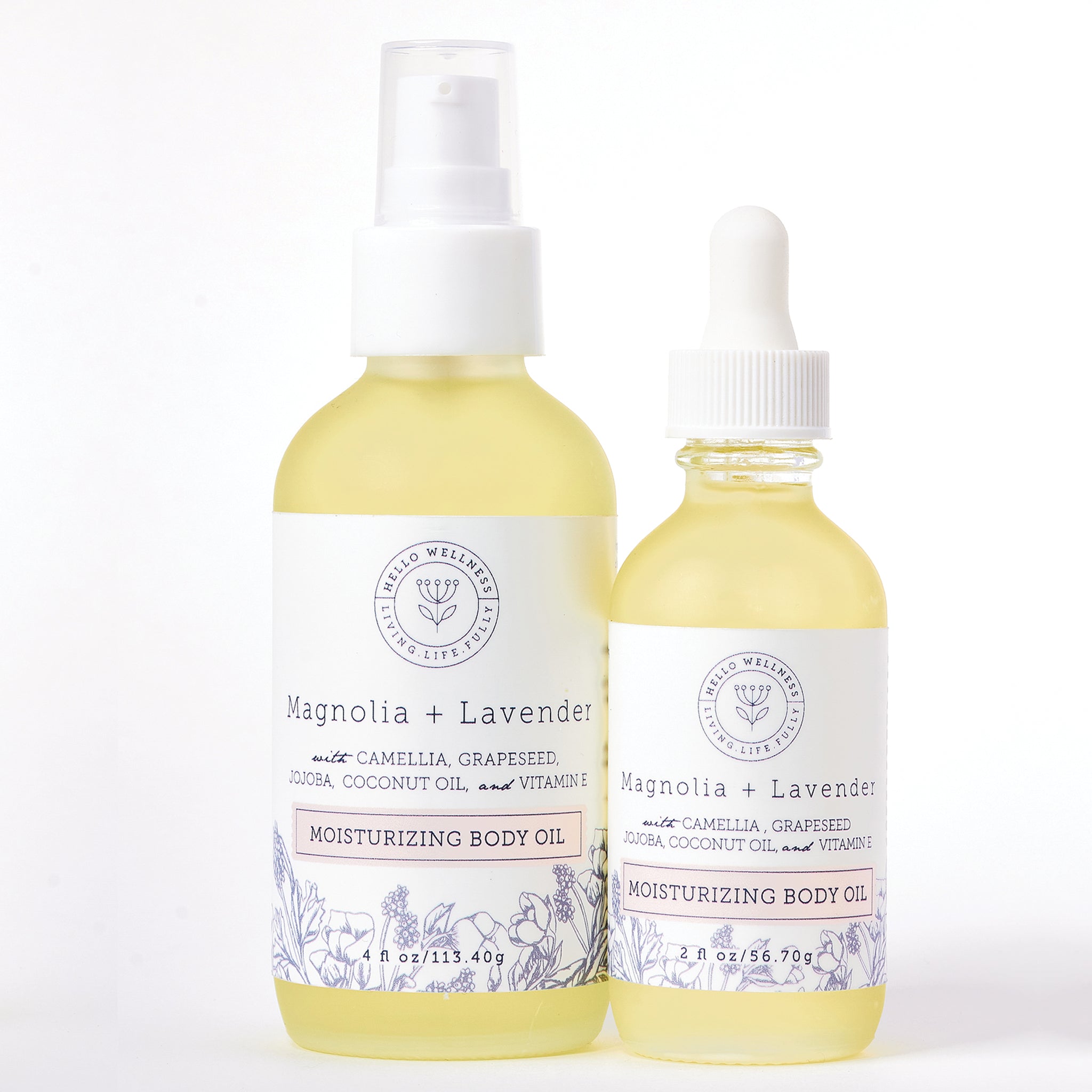 Lavender & Magnolia Luxurious Body Oil - 2 Oz