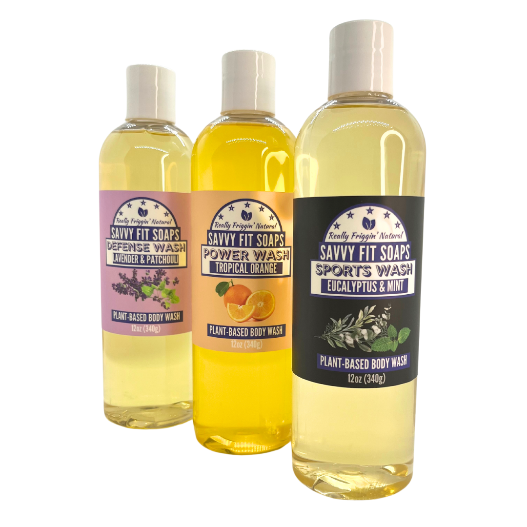 Natural Body Wash - 3 Pack - 12 Oz