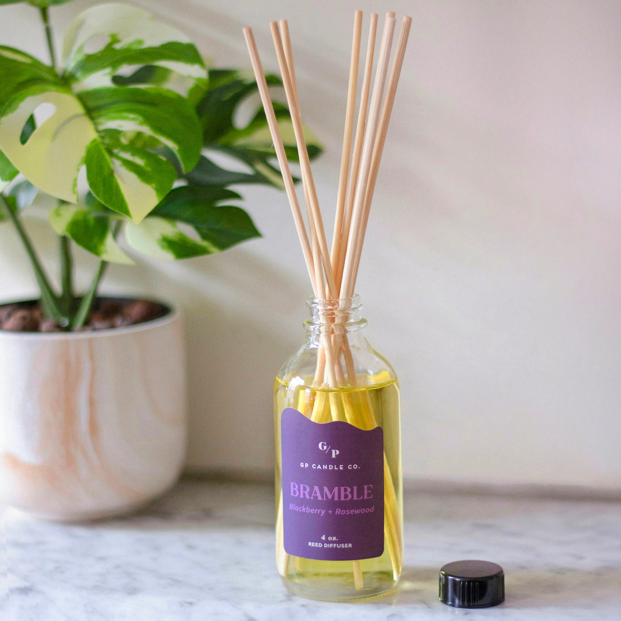 Bramble 4 oz. Hue Reed Diffuser - Blackberry & Rosewood