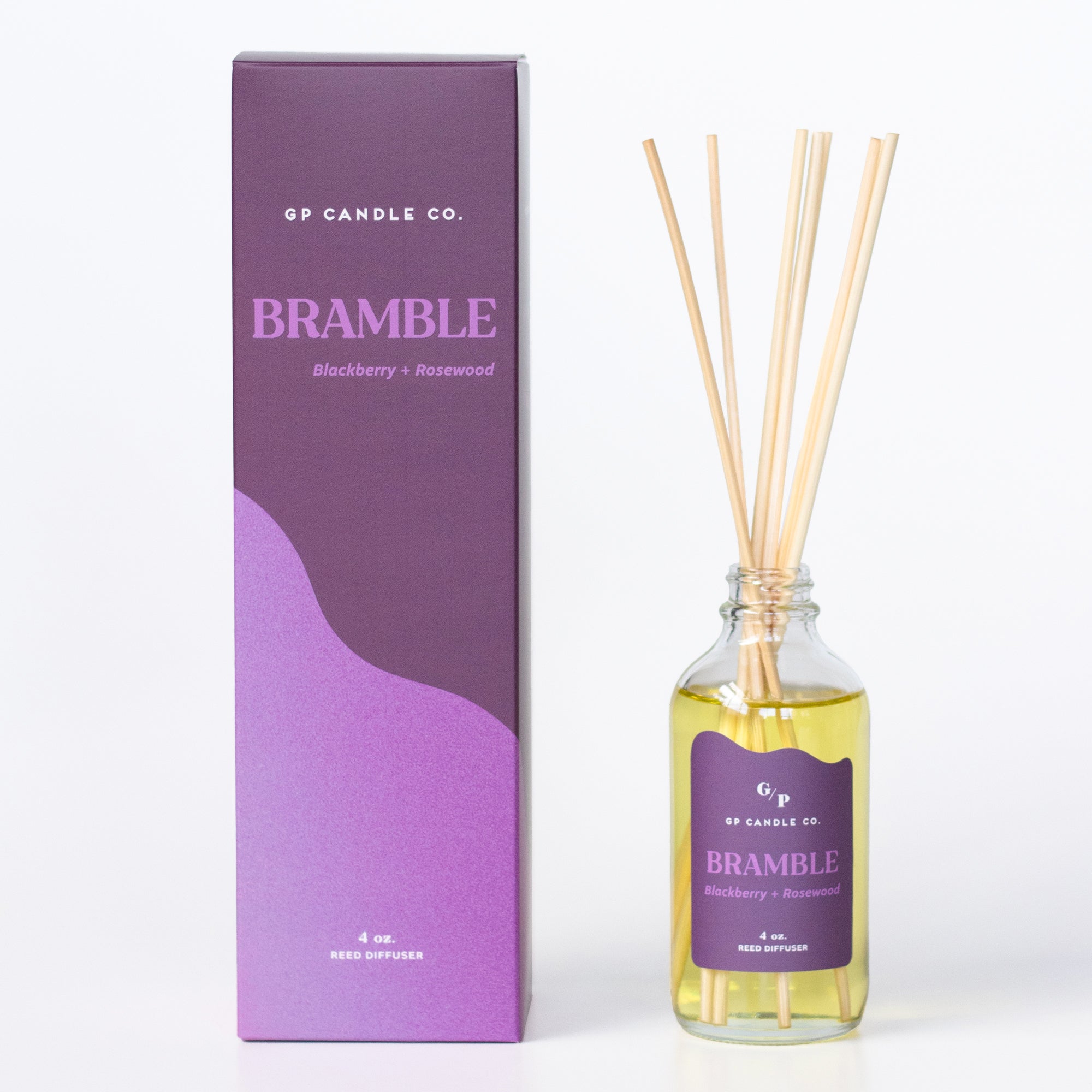 Bramble 4 oz. Hue Reed Diffuser - Blackberry & Rosewood