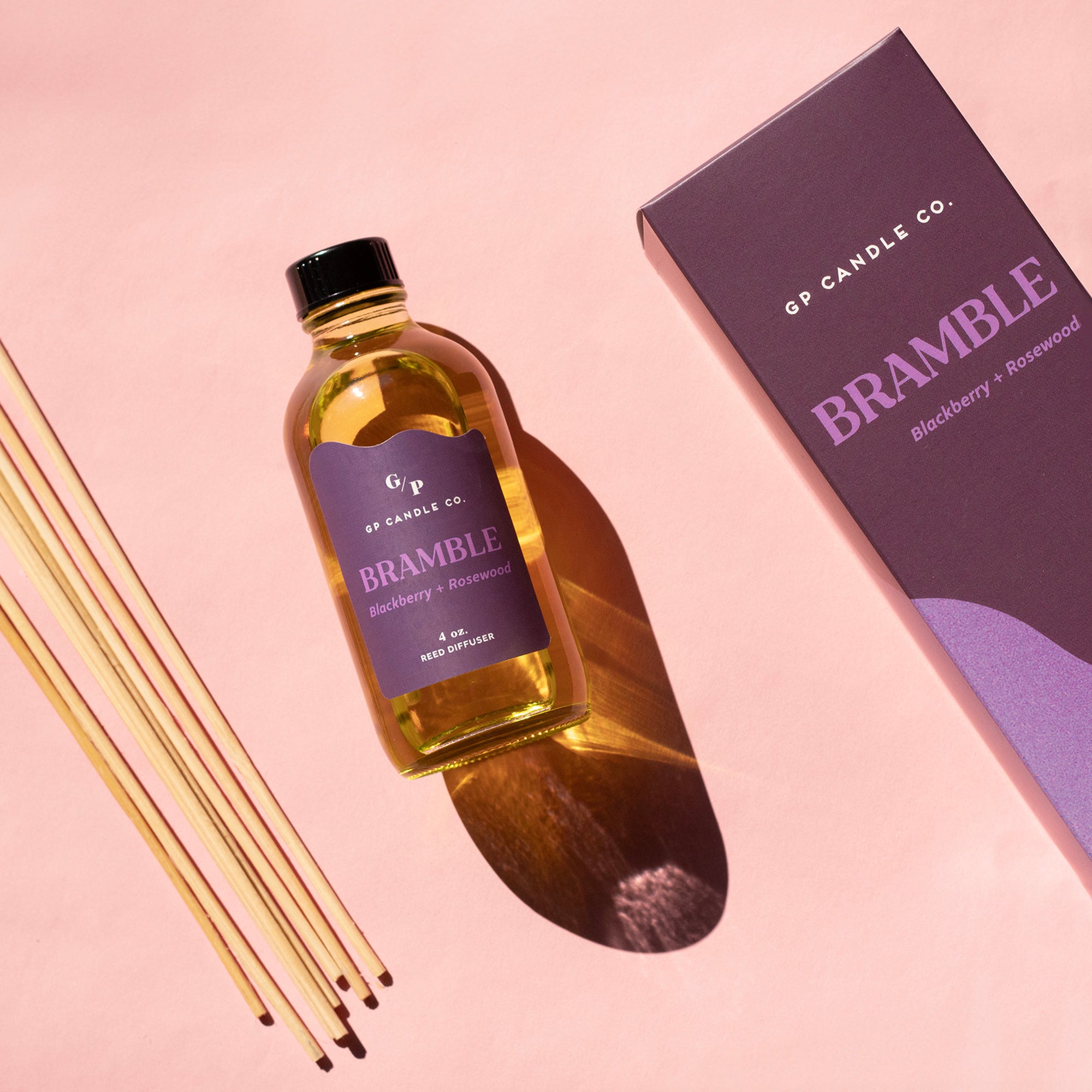 Bramble 4 oz. Hue Reed Diffuser - Blackberry & Rosewood