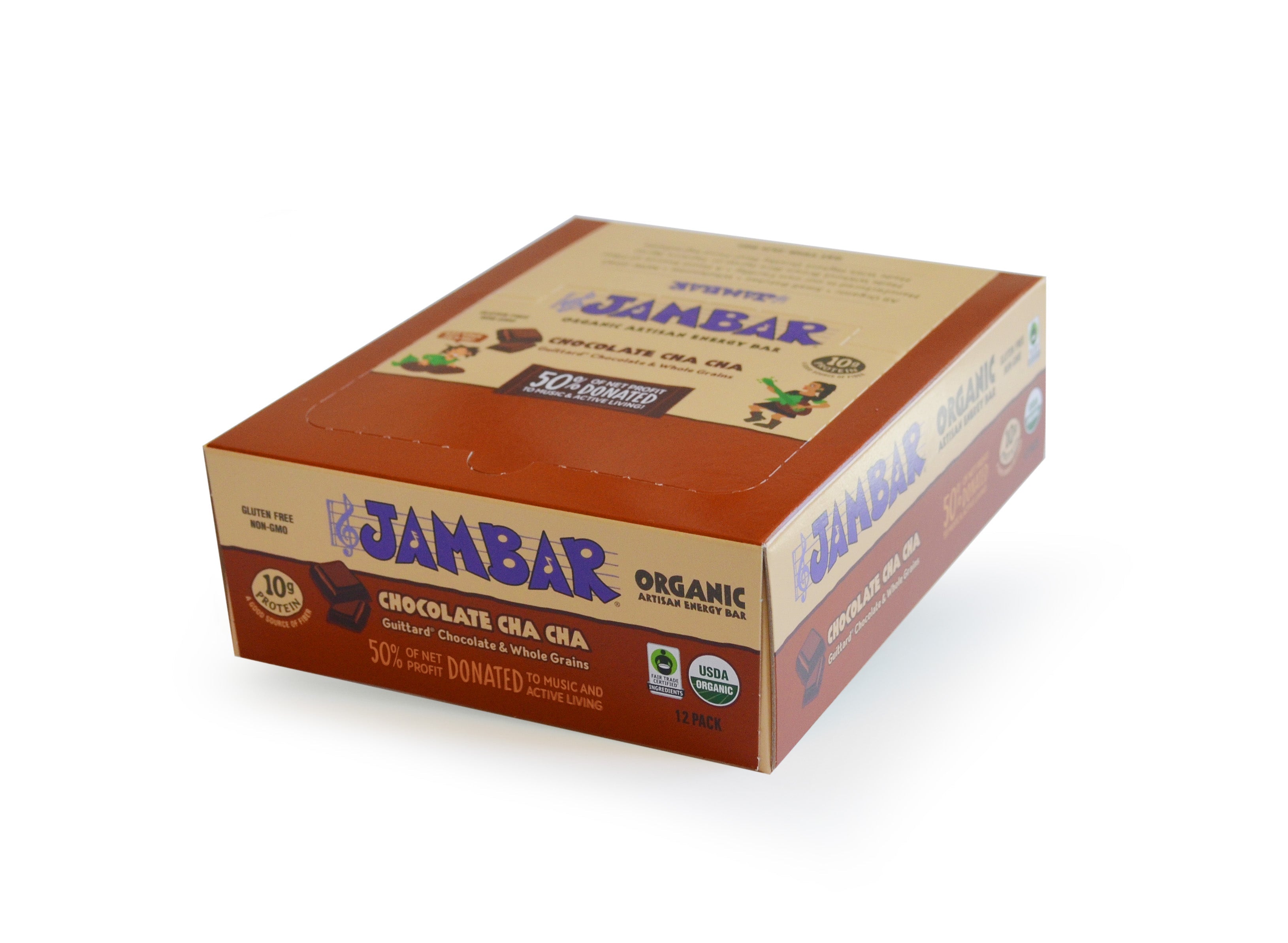 Guittard Chocolate Cha Cha Bar Box - 12 Pack