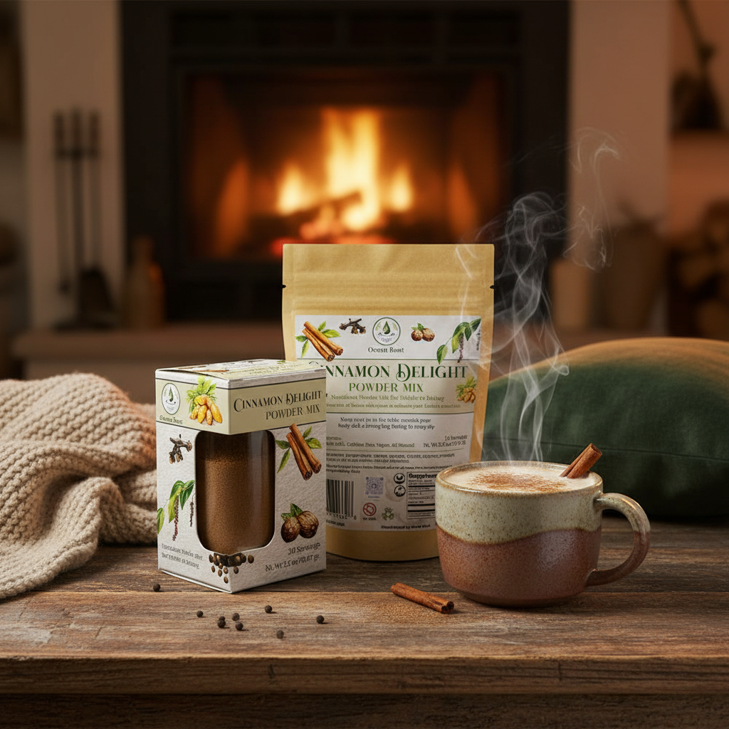 Cinnamon Delight Drink & Baking Mix — Jar + Refill Bundle