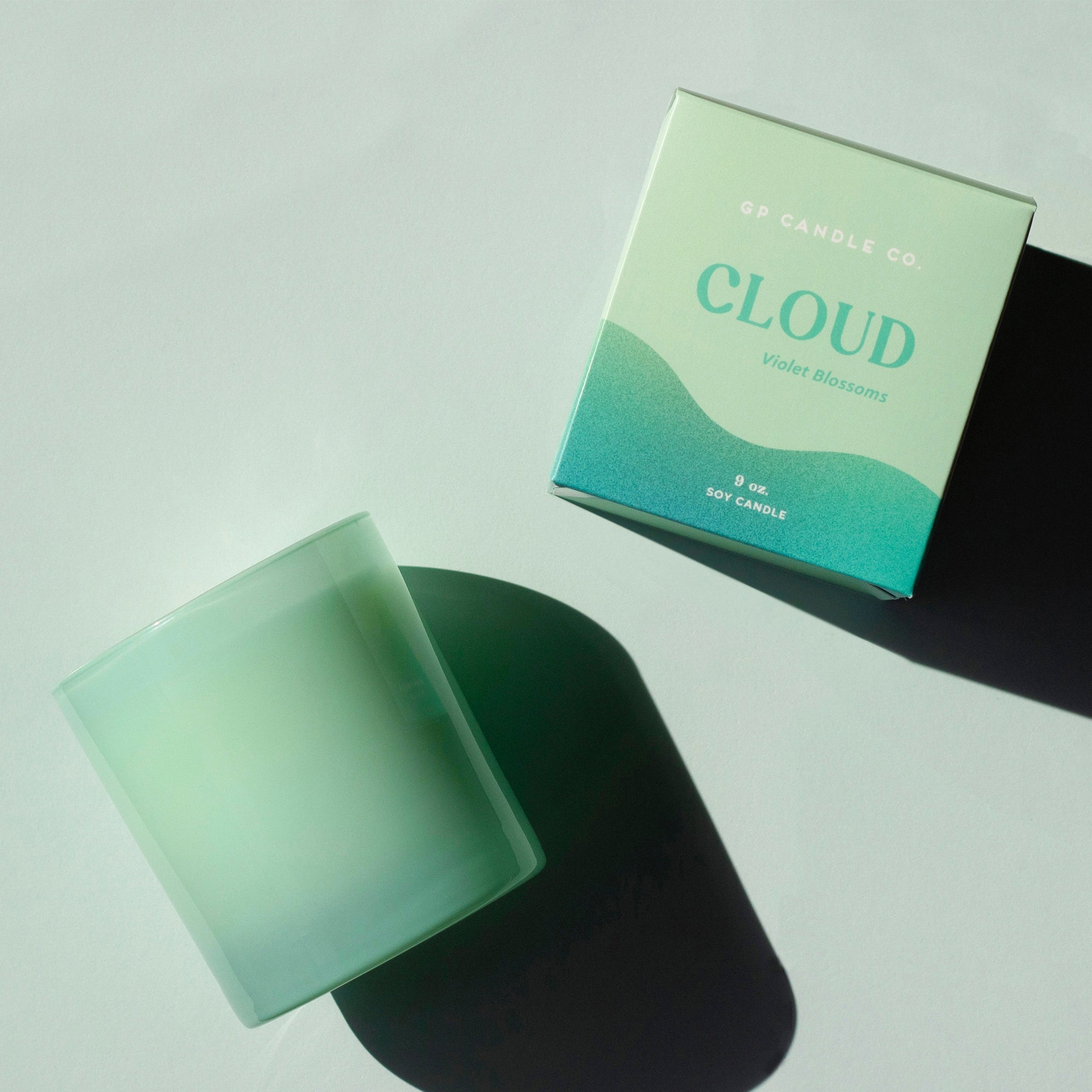 Cloud 9 oz. Hue Soy Candle - Violet Blossoms