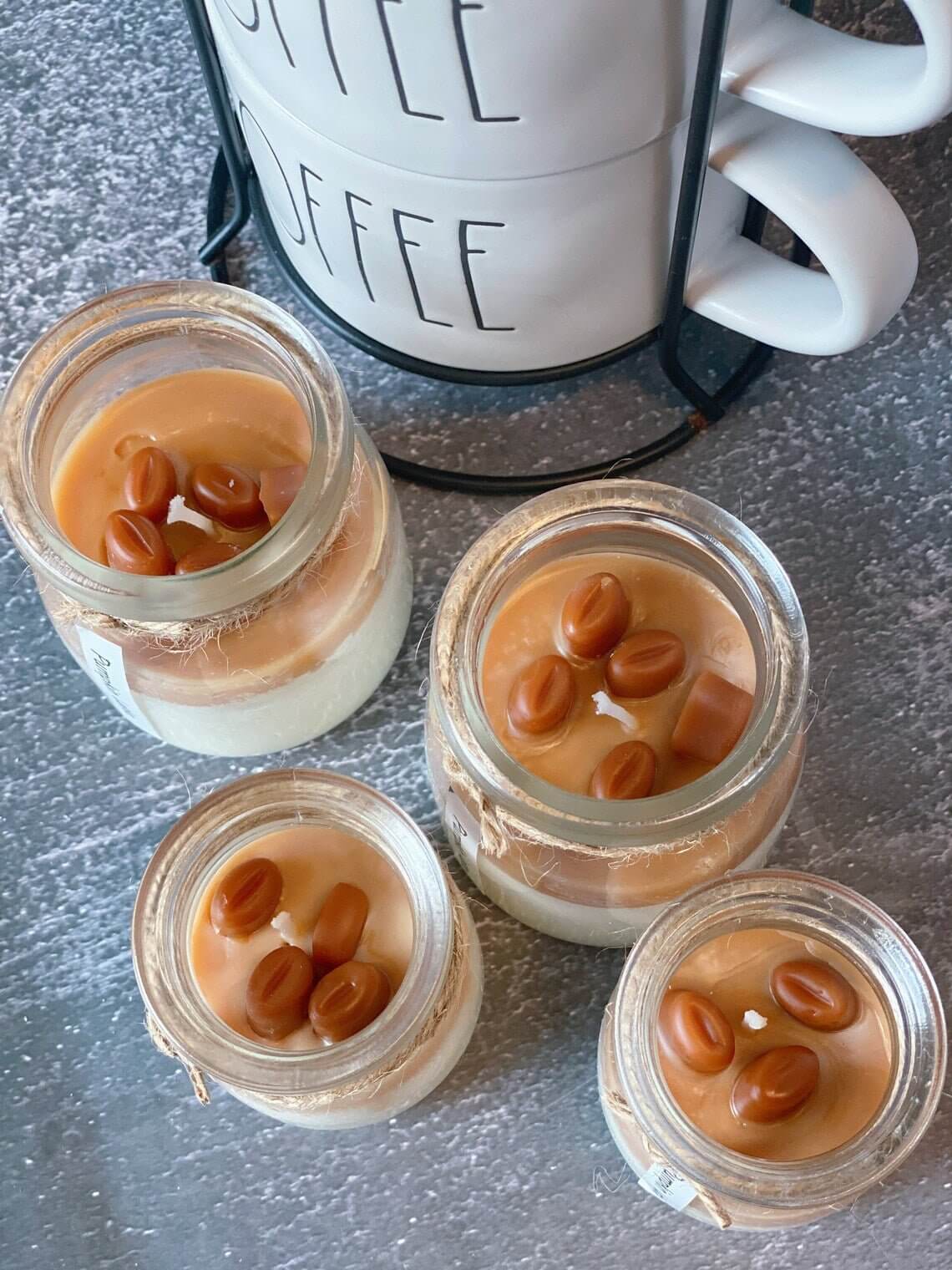 Fresh Brewed Coffee Soy Wax Candle in Glass Jar