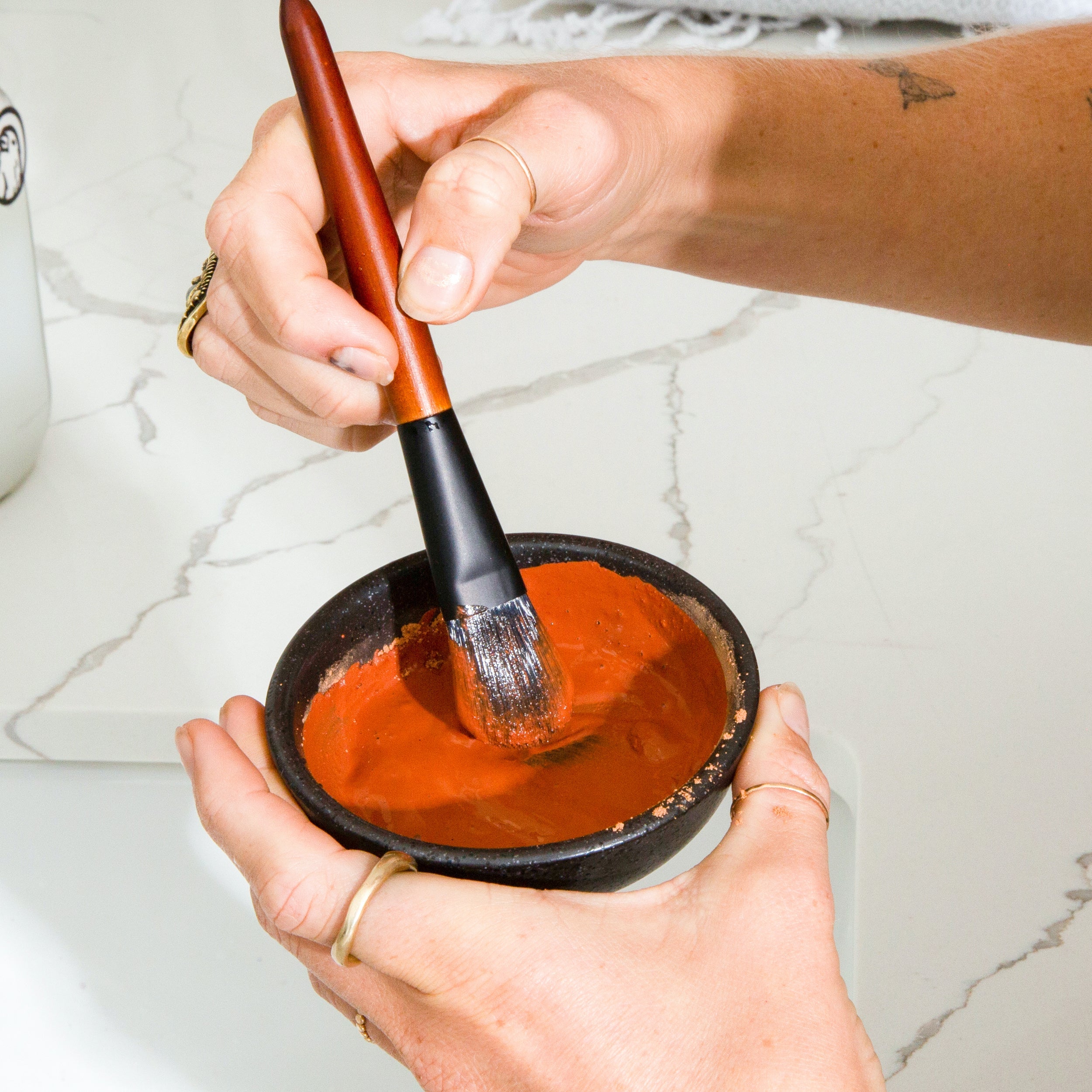 Rhassoul Clay + Rose Face Mask