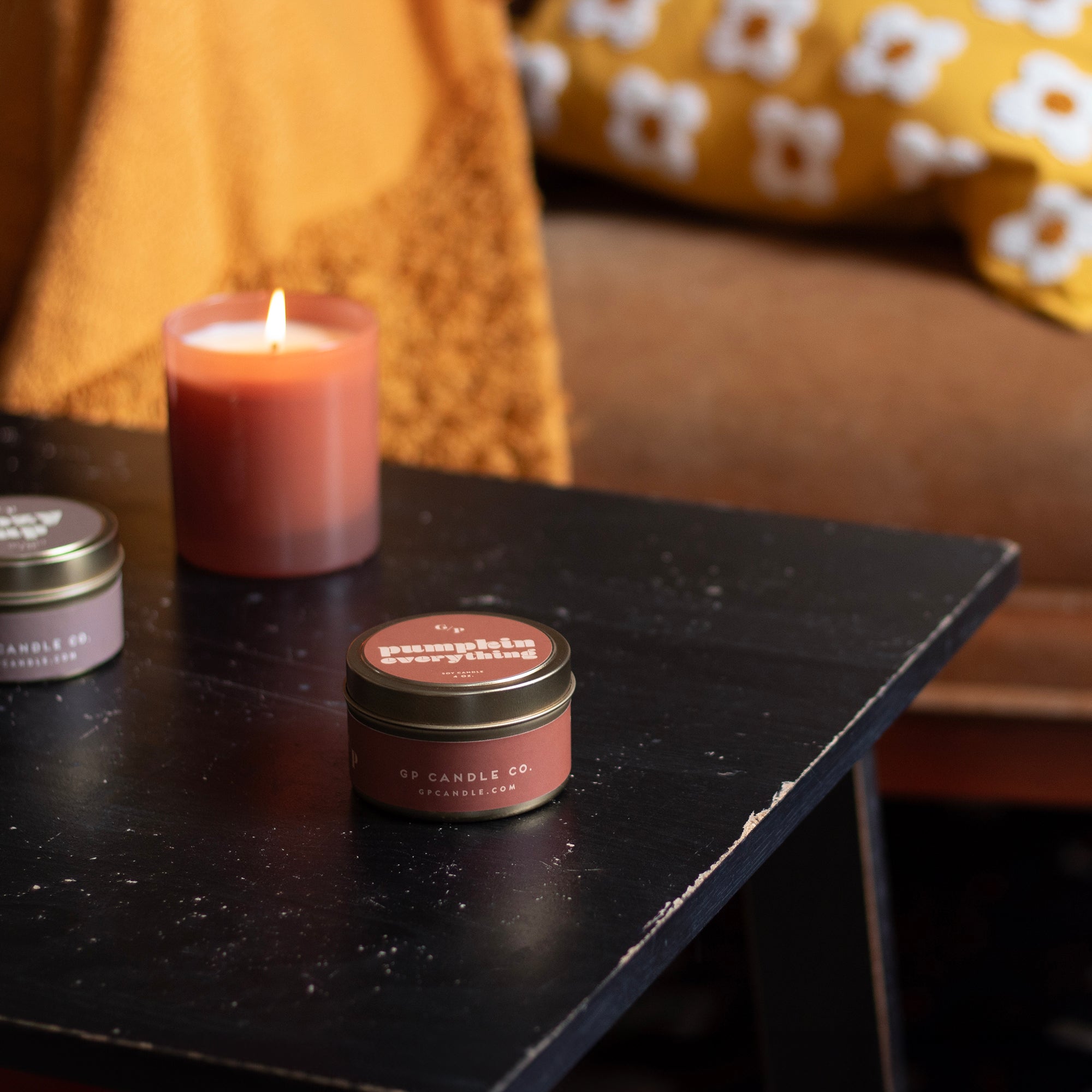 Soy Candle Fable Hue Collection - Pumpkin Sage 9 oz.
