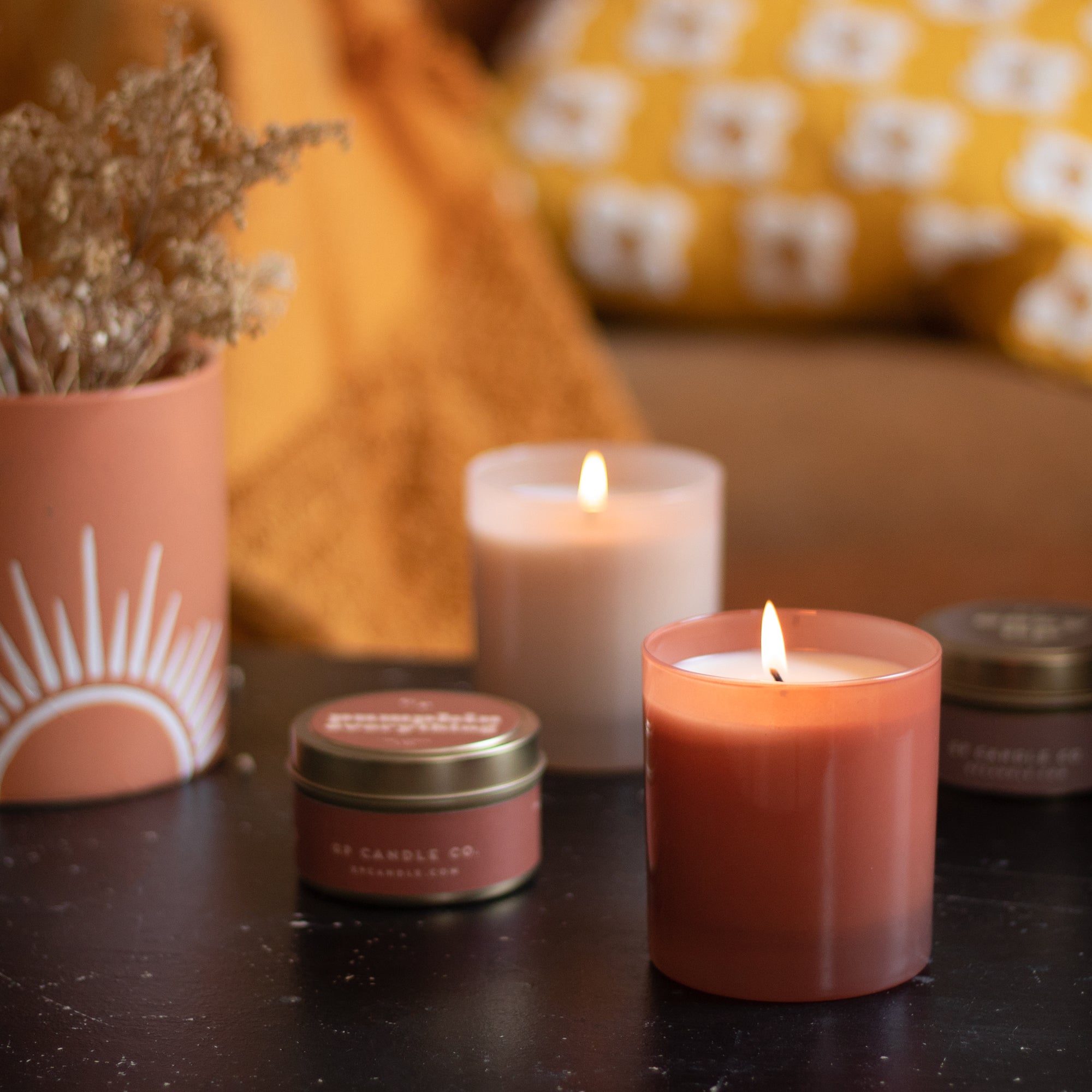 Soy Candle Fable Hue Collection - Pumpkin Sage 9 oz.