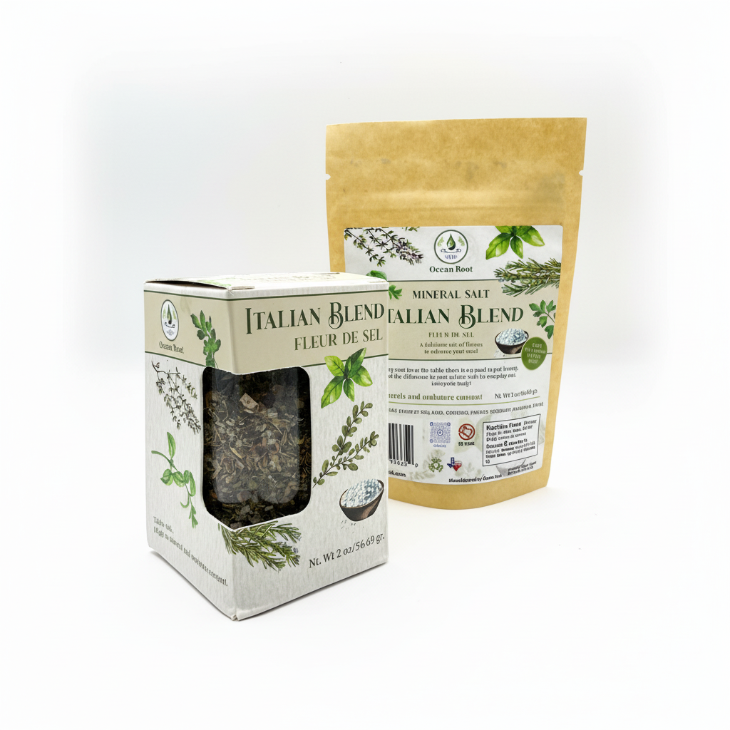 Fleur de Sel Italian Blend — Jar + Refill Bundle