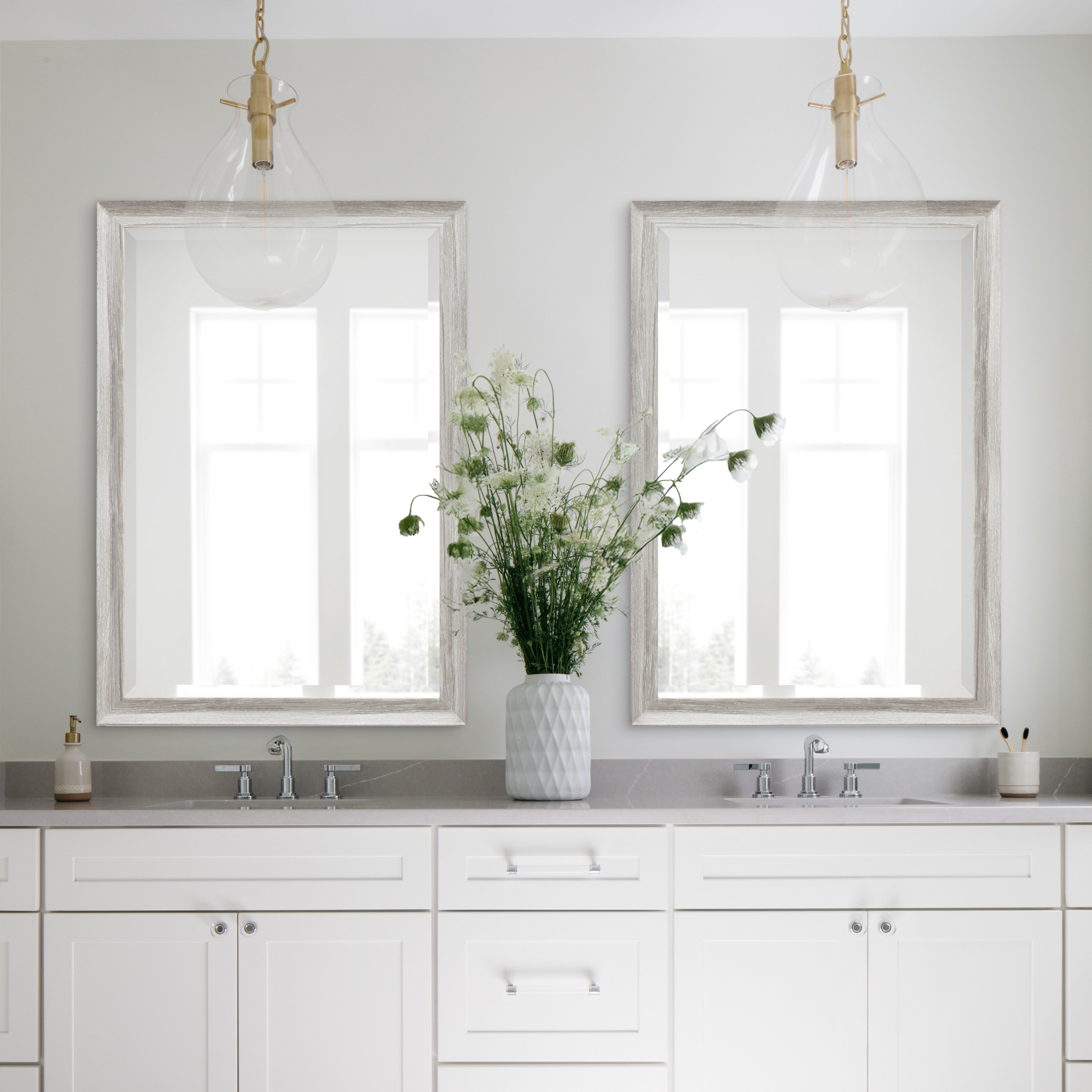 Dalphia Rectangle Bathroom Wall Mirror