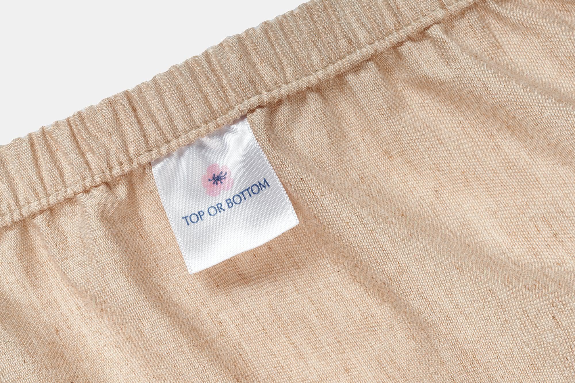 Naturally Dyed Cotton Sheet Set - Coyote Brown