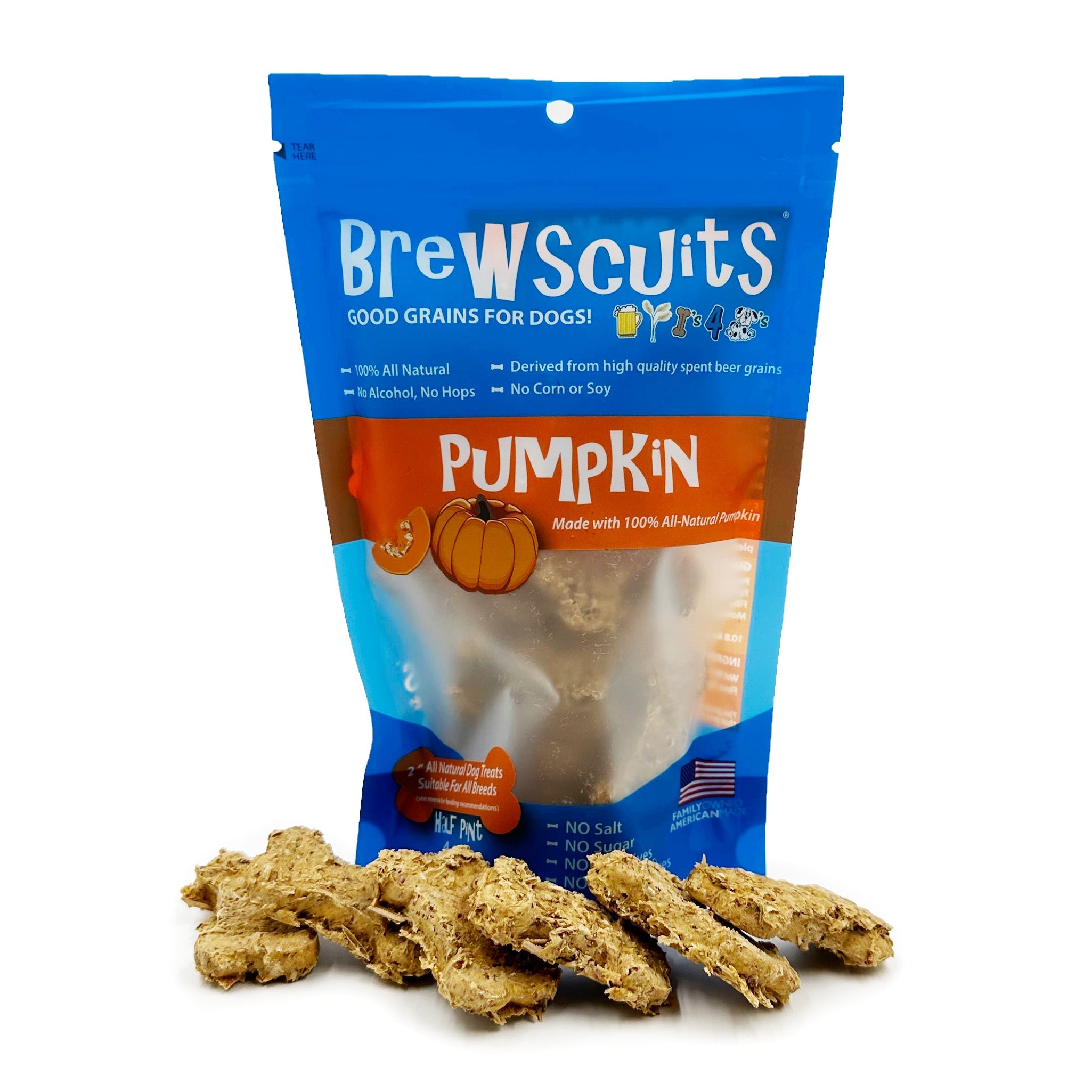 Natural Half Pints Dog Treats with Fiber