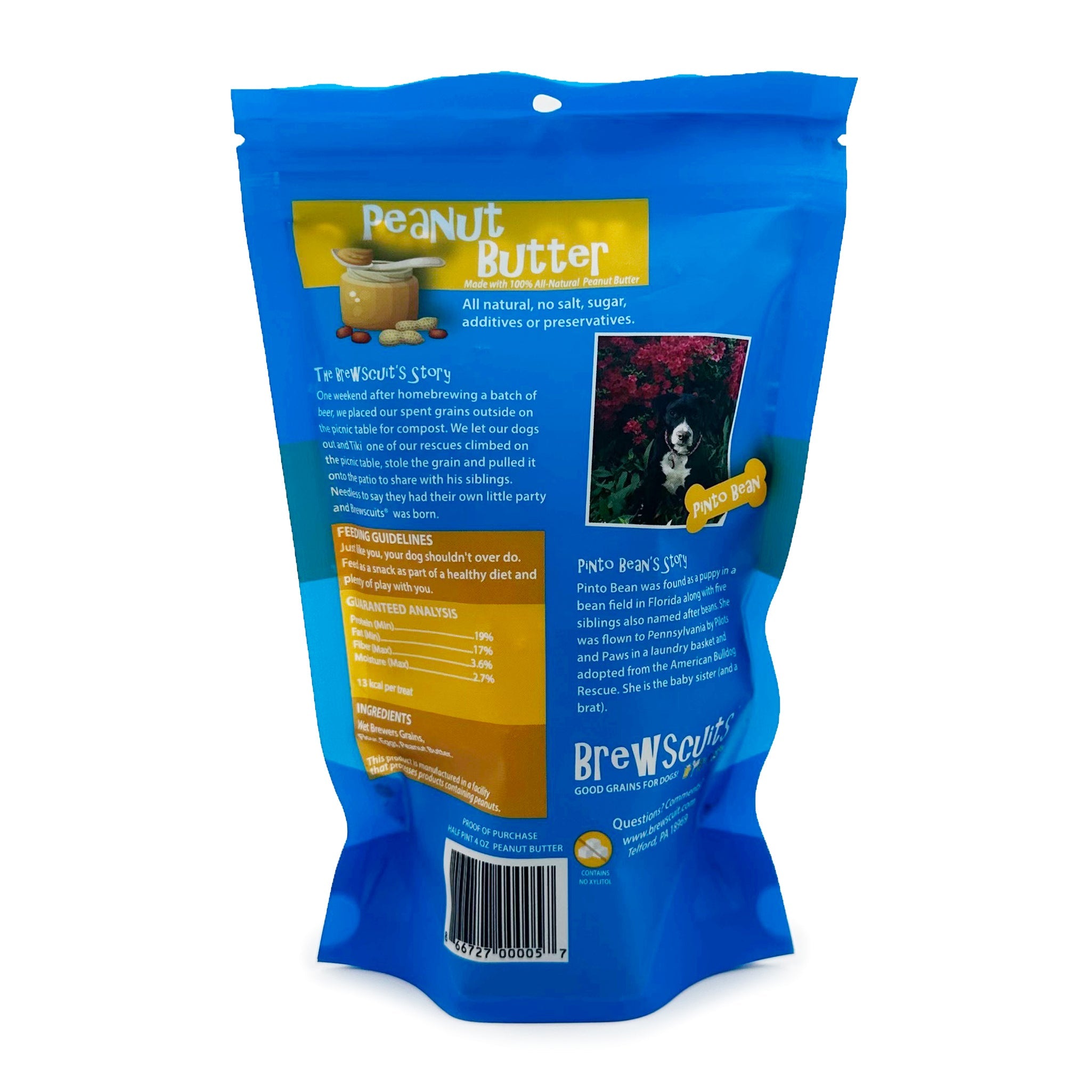 Natural Half Pints Dog Treats with Fiber