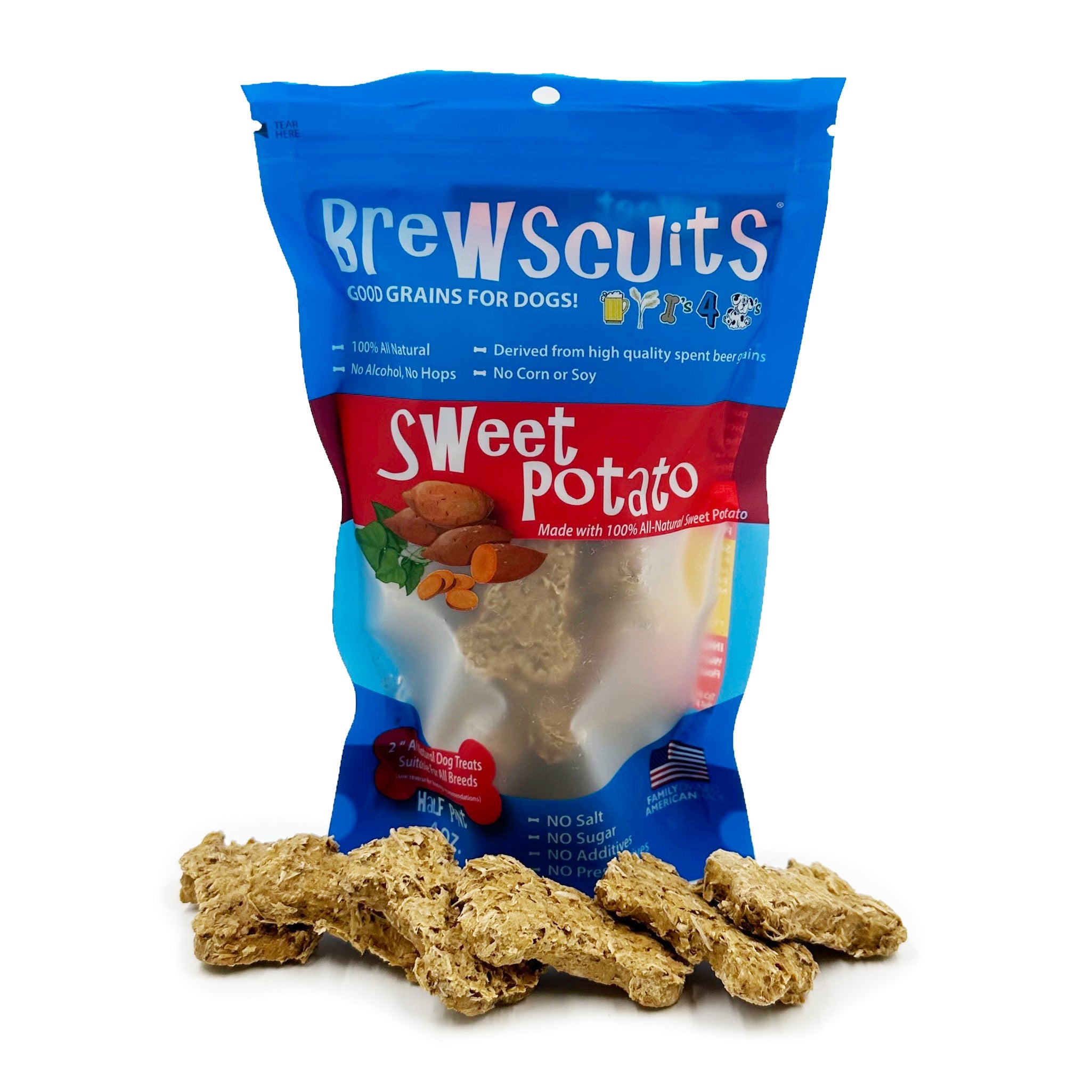 Natural Half Pints Dog Treats with Fiber