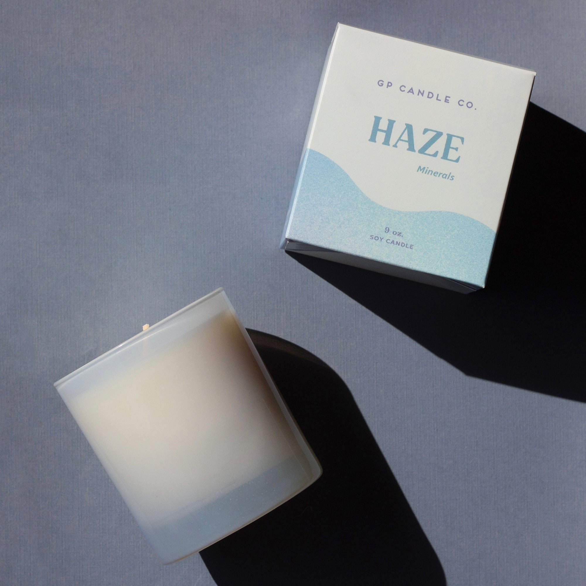 Haze 9 oz. Hue Soy Candle - Minerals