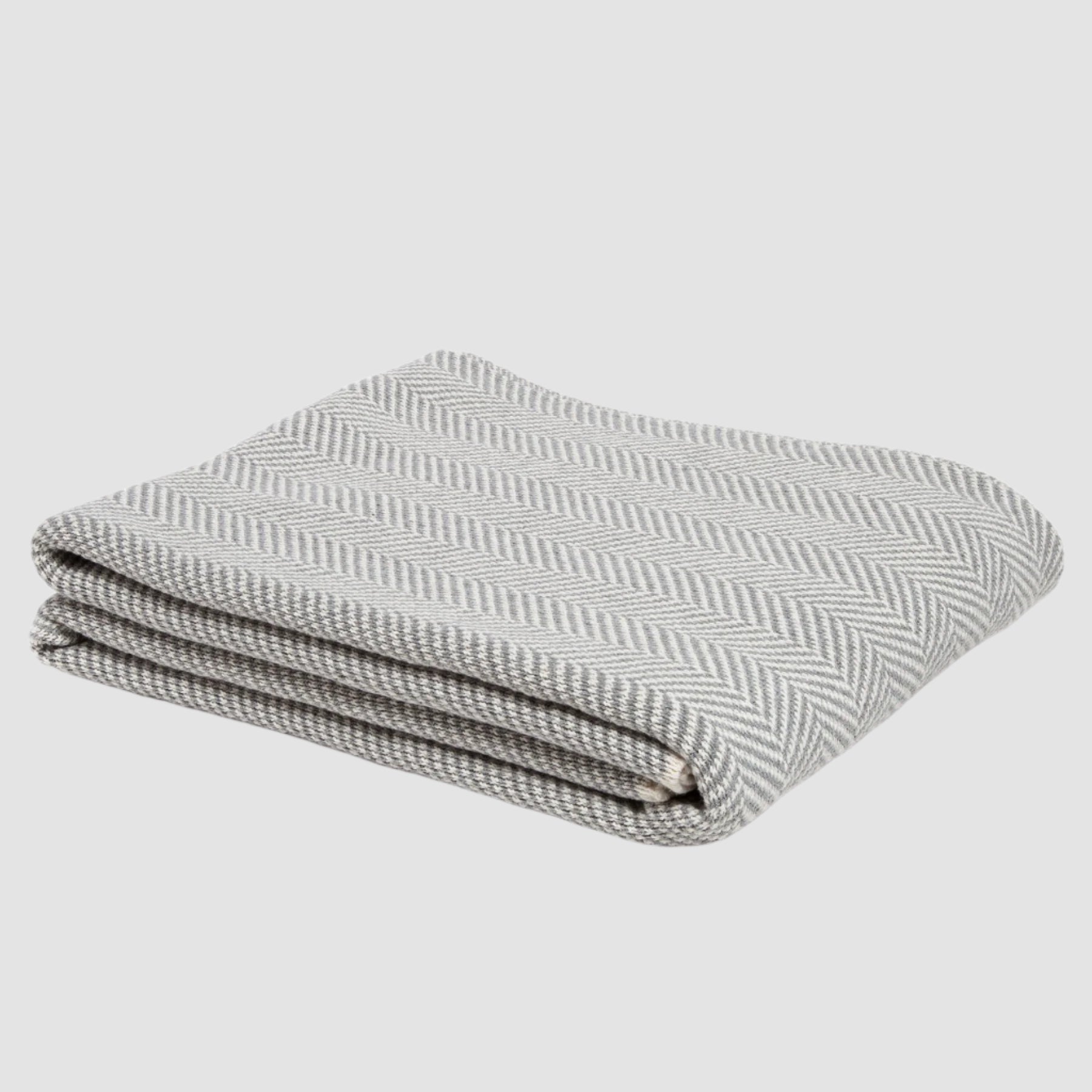 Eco-Friendly Herringbone Throw Blanket - 60" x 50"