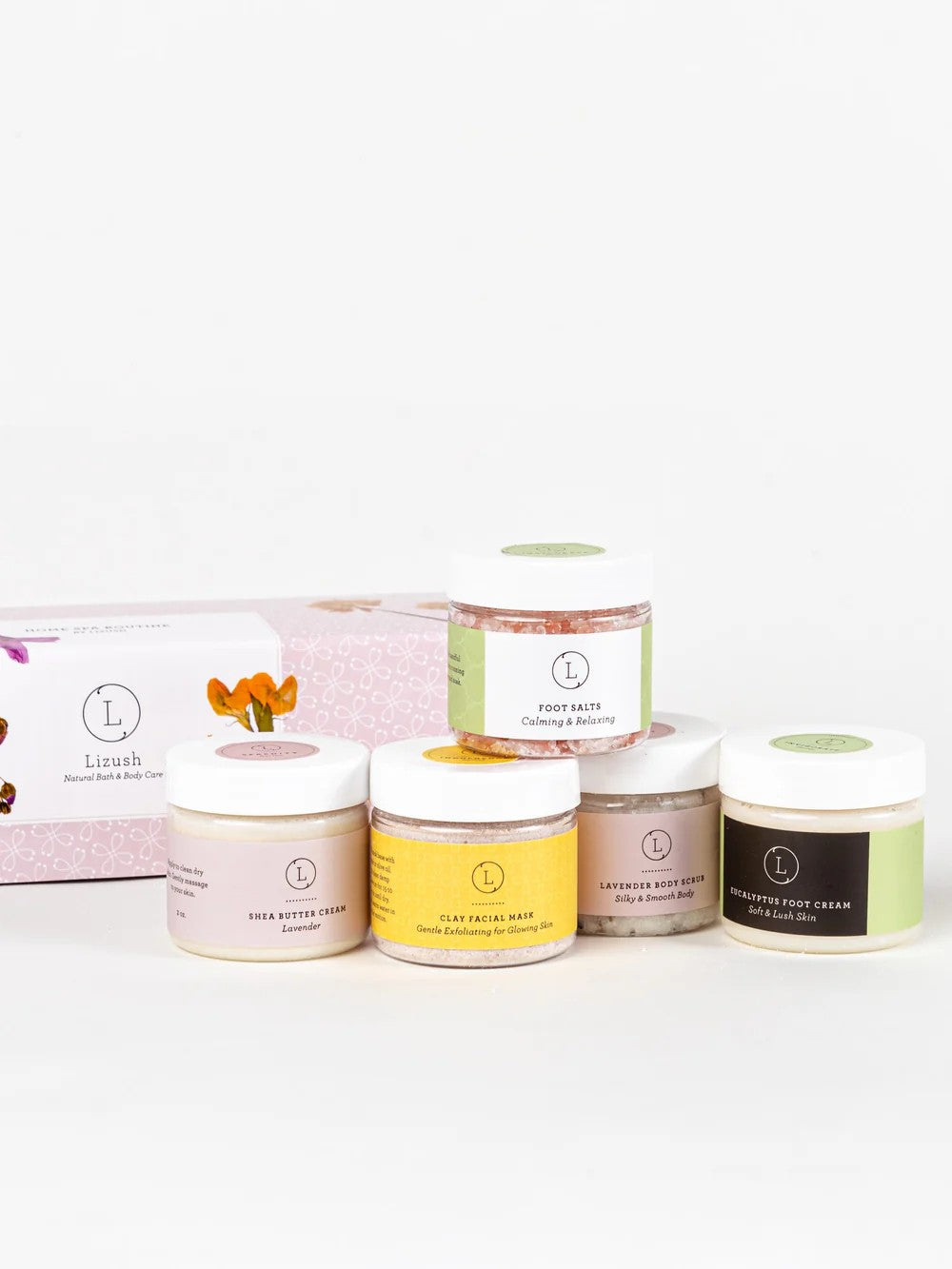 Full Body Natural Luxury Home Spa Set - Gift Box Included