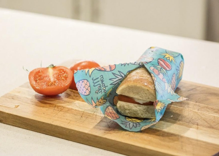 Eco-Friendly Beeswax Wrap Variety Pack - Hawaiiana Print