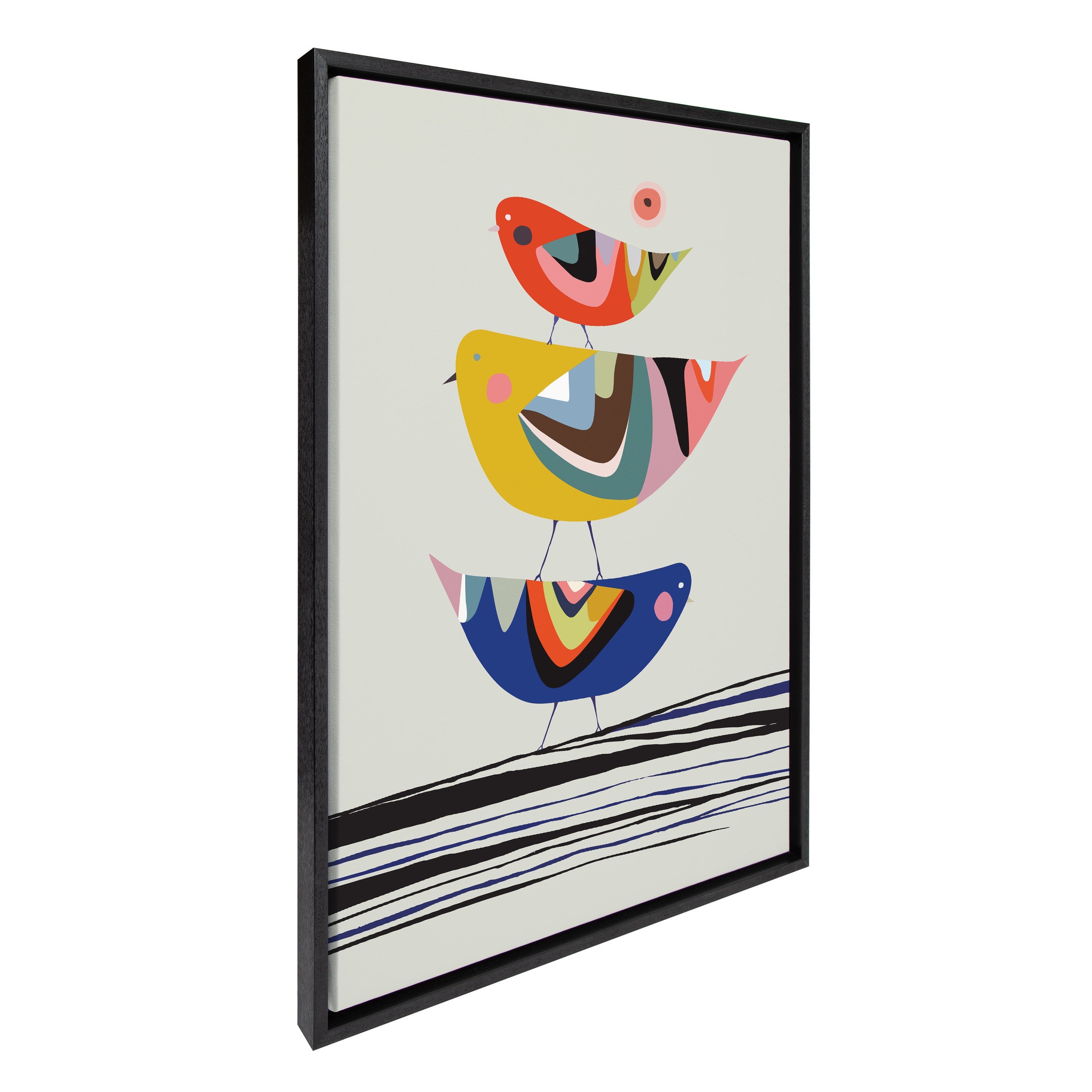 Sylvie The Family Tree Framed Canvas by Rachel Lee of My Dream Wall